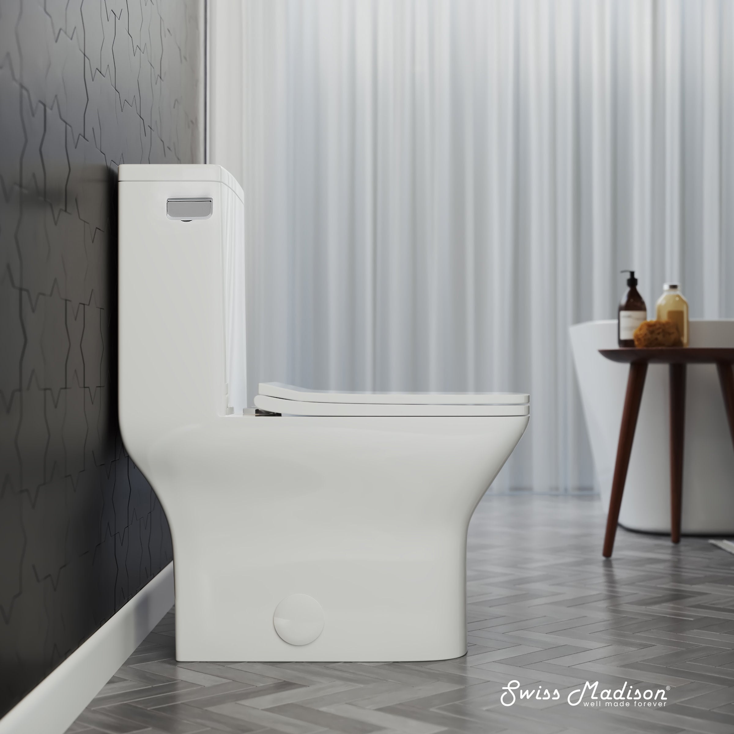 Glossy White / Single - Left