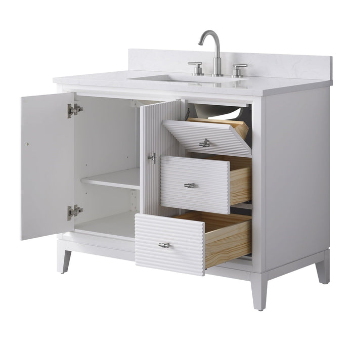 Linear White / Brushed Nickel