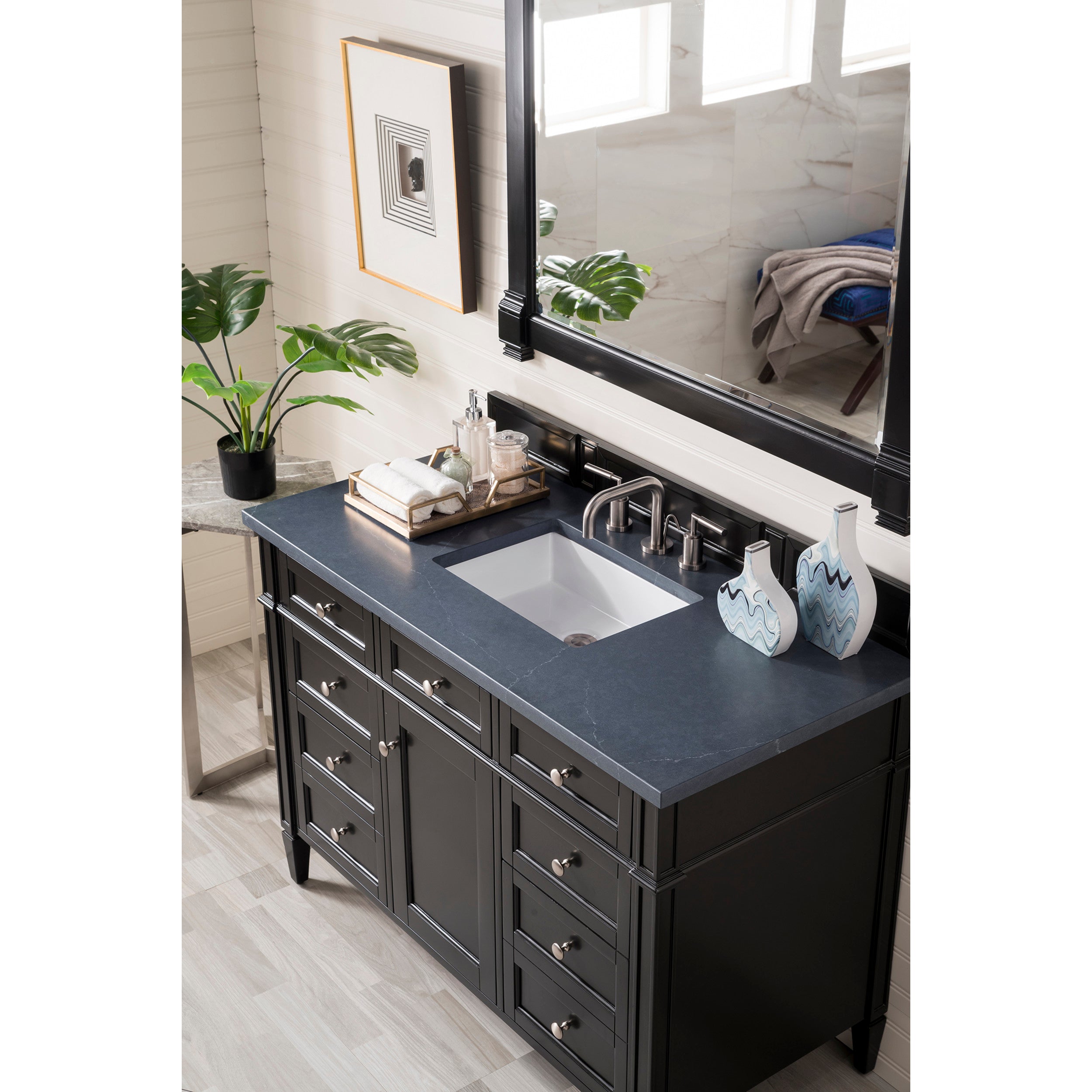 Black Onyx / Charcoal Soapstone - 3 Faucet Holes