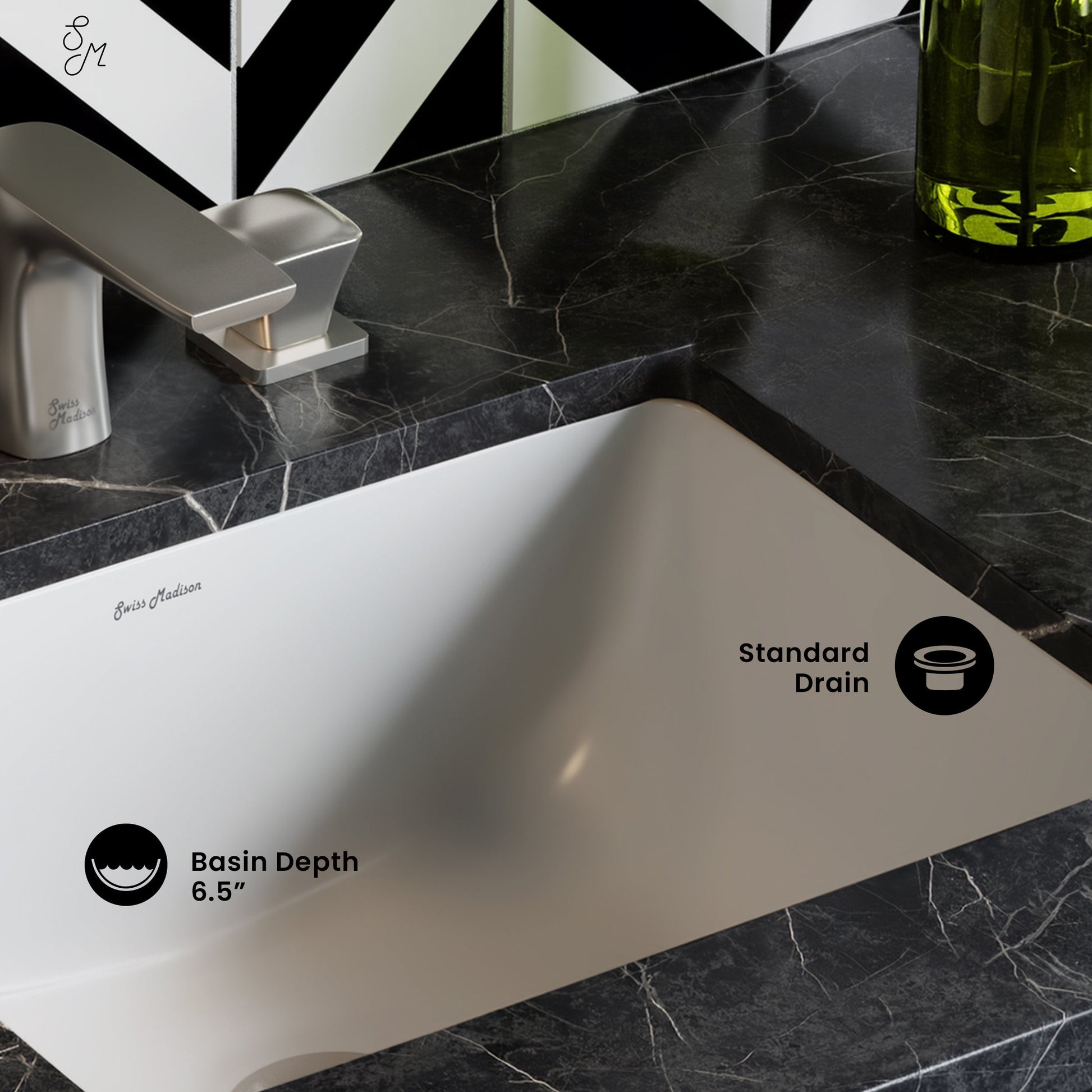 Glossy White / Rectangle