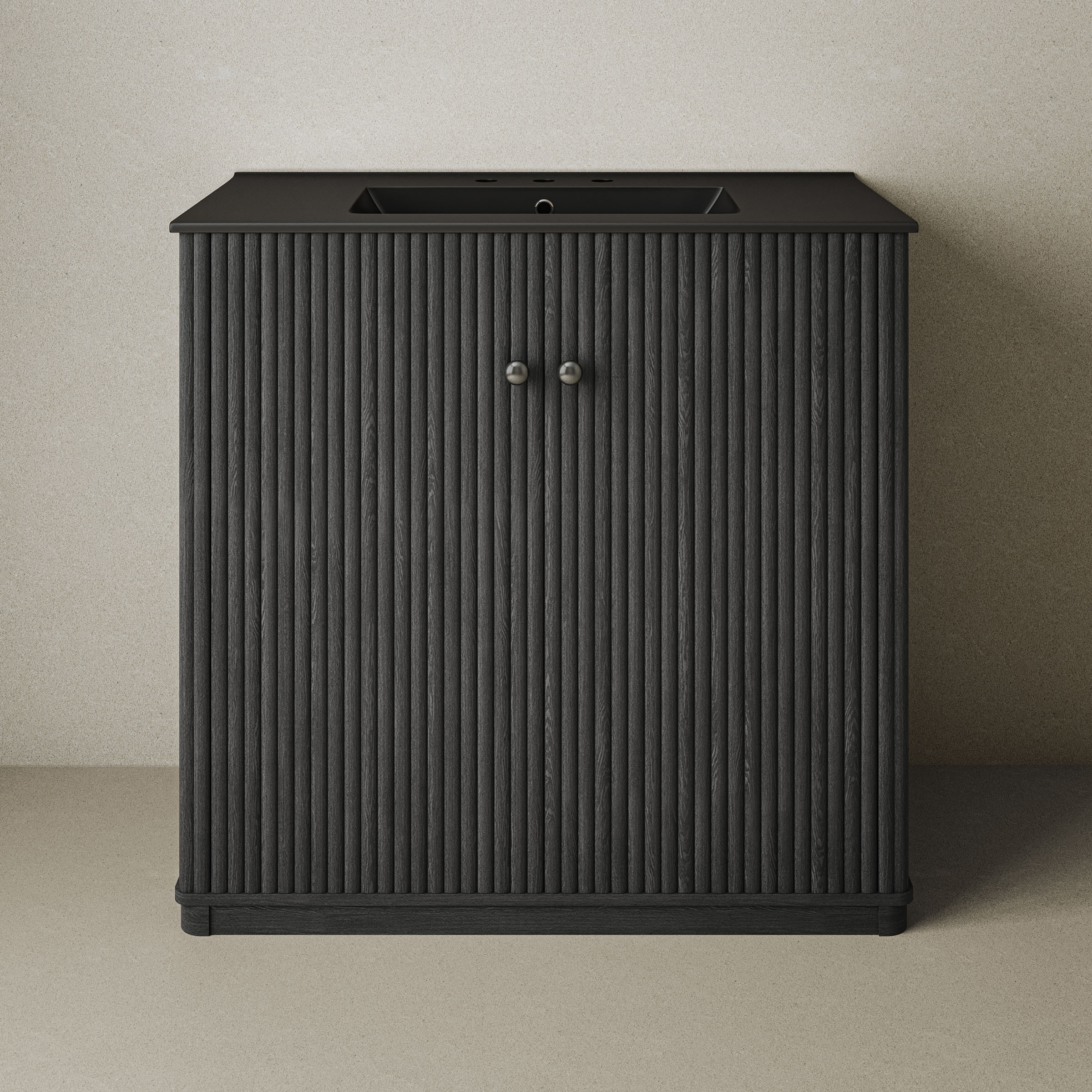 Black Oak / Black / 3-Hole