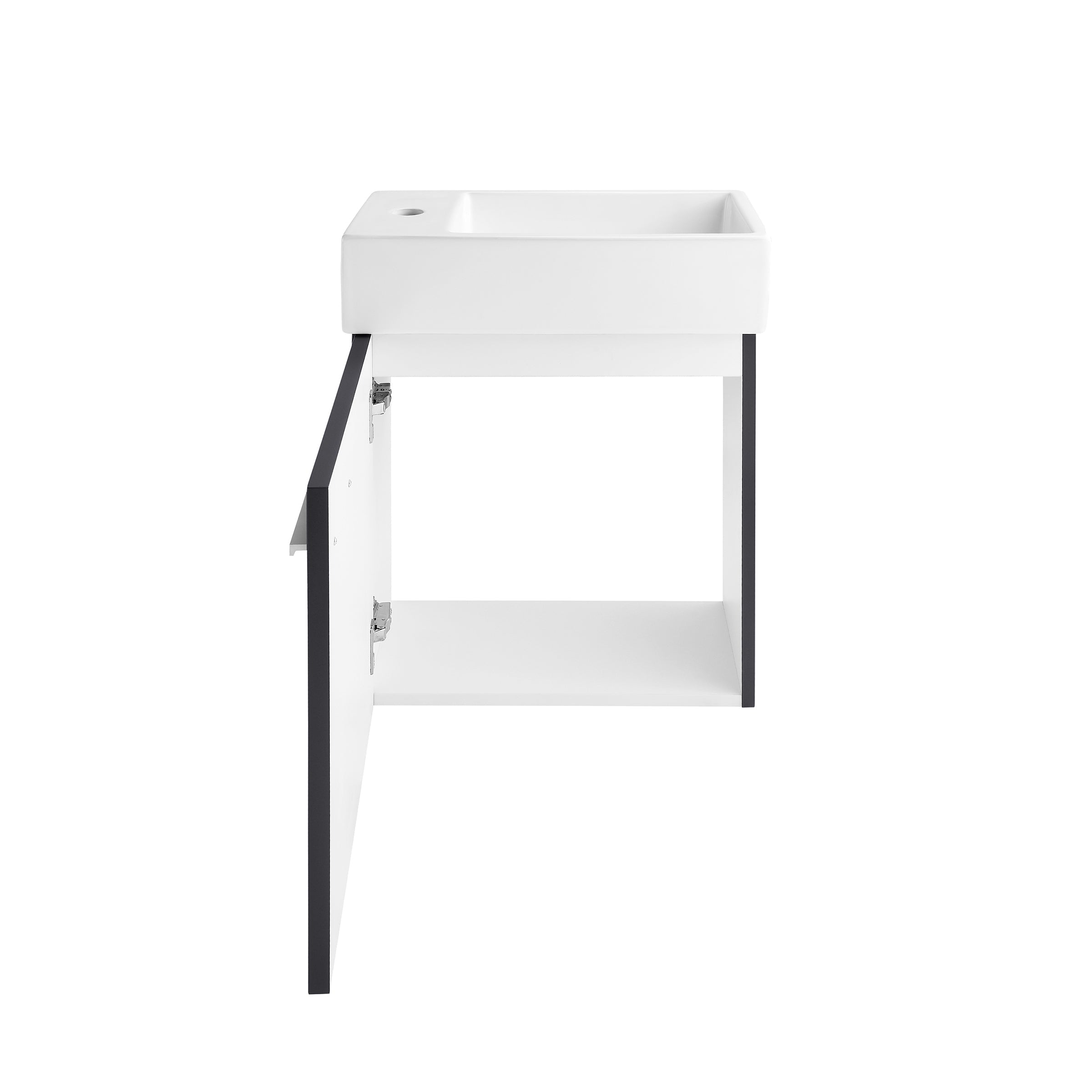 Slate / White / 1-Hole