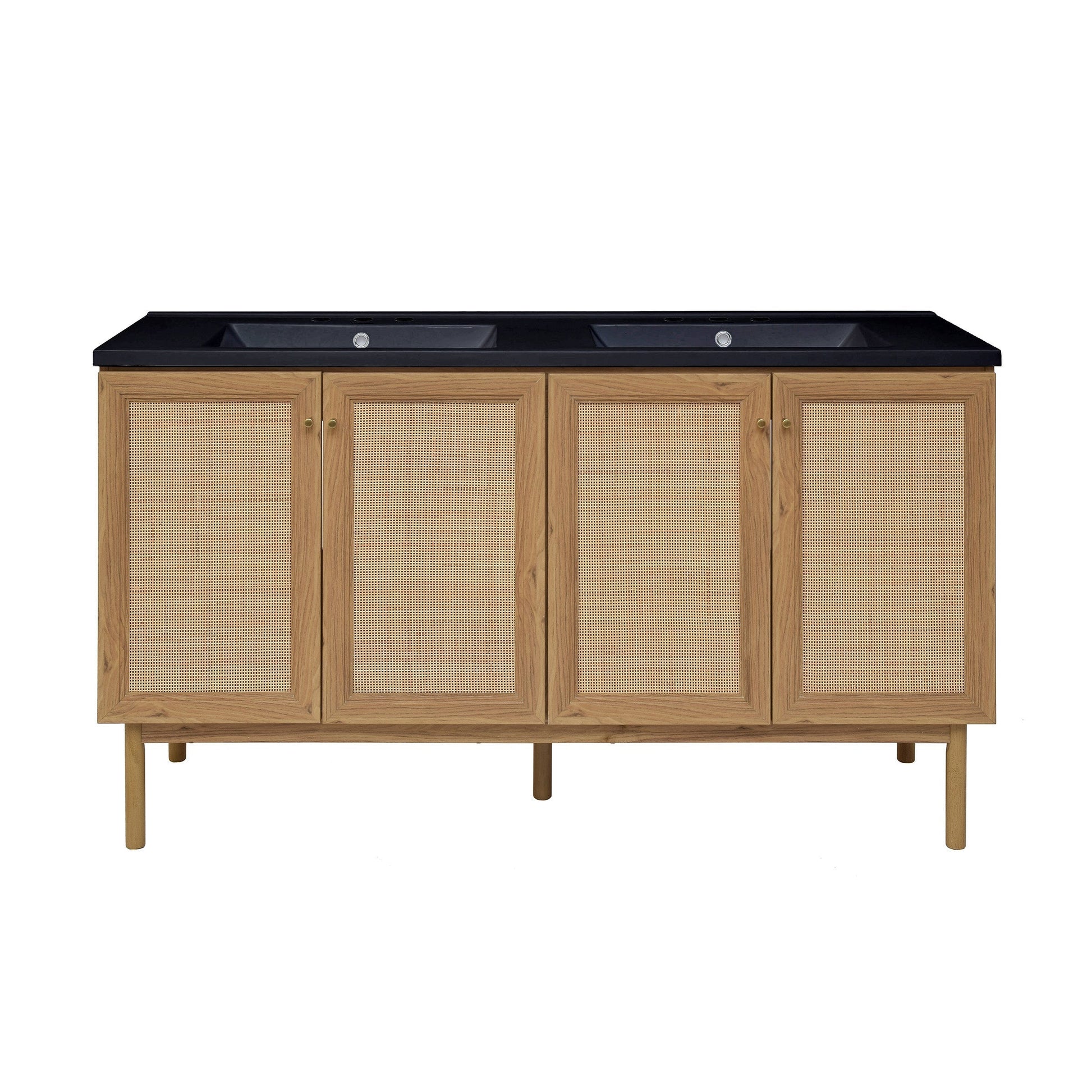 Golden Oak / Matte Black / 3-Hole