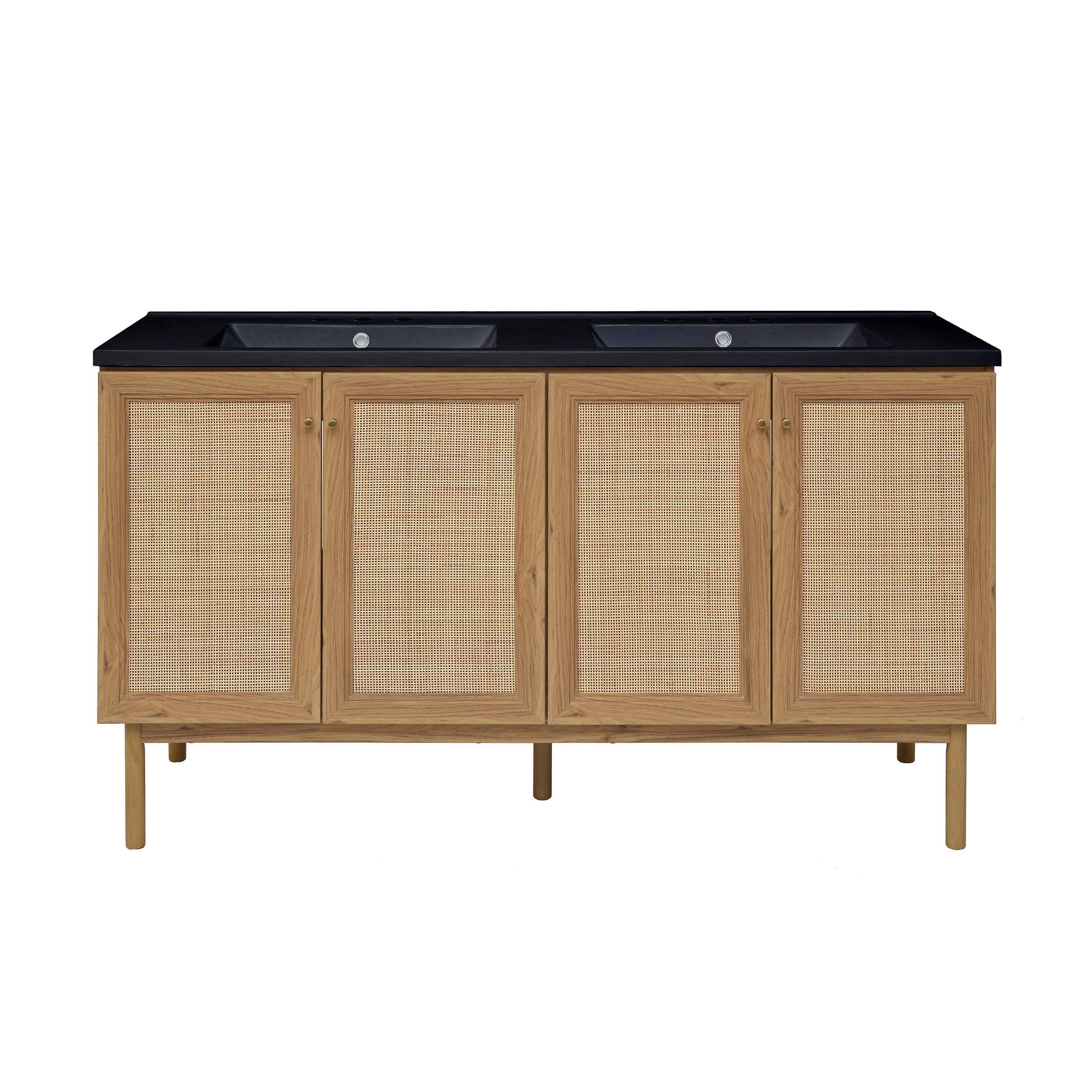 Golden Oak / Matte Black / 3-Hole