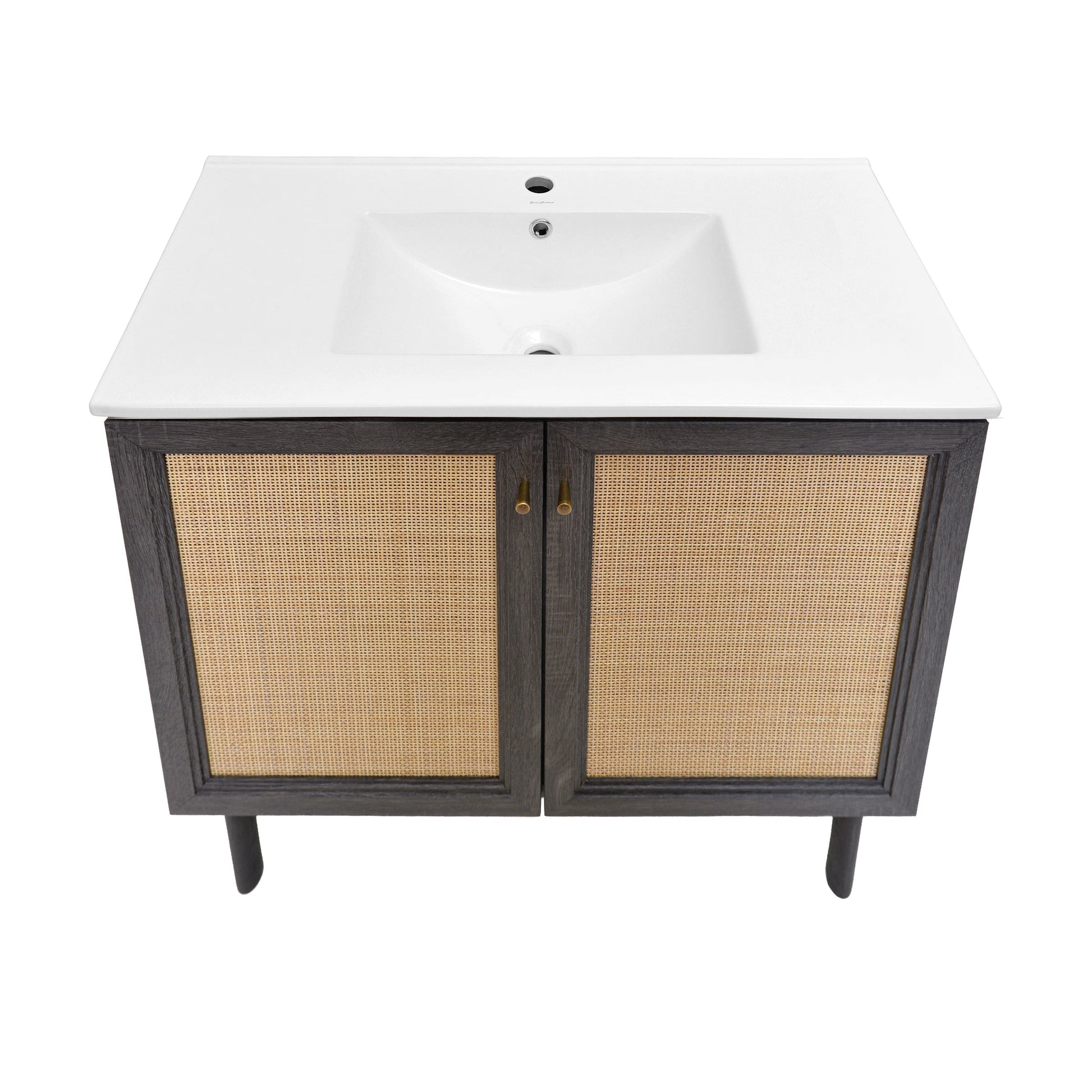 Black Oak / White / 1-Hole