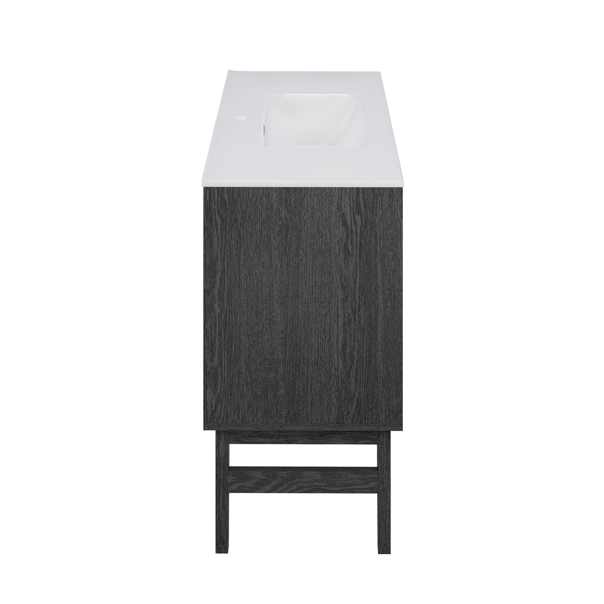 Black Oak / White / 1-Hole