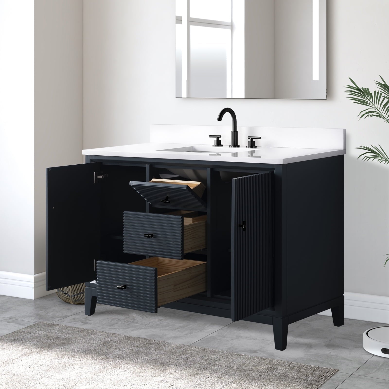 Linear Vintage Spruce Blue / Matte Black