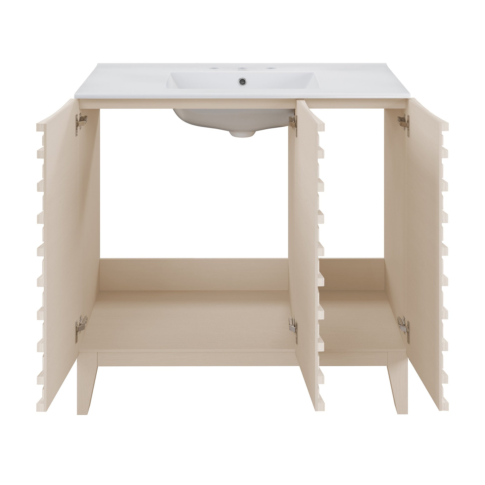 White Oak / White / 3-Hole