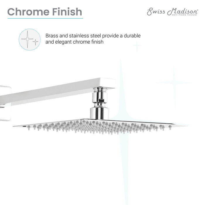 Polished Chrome / Without Tub Filler