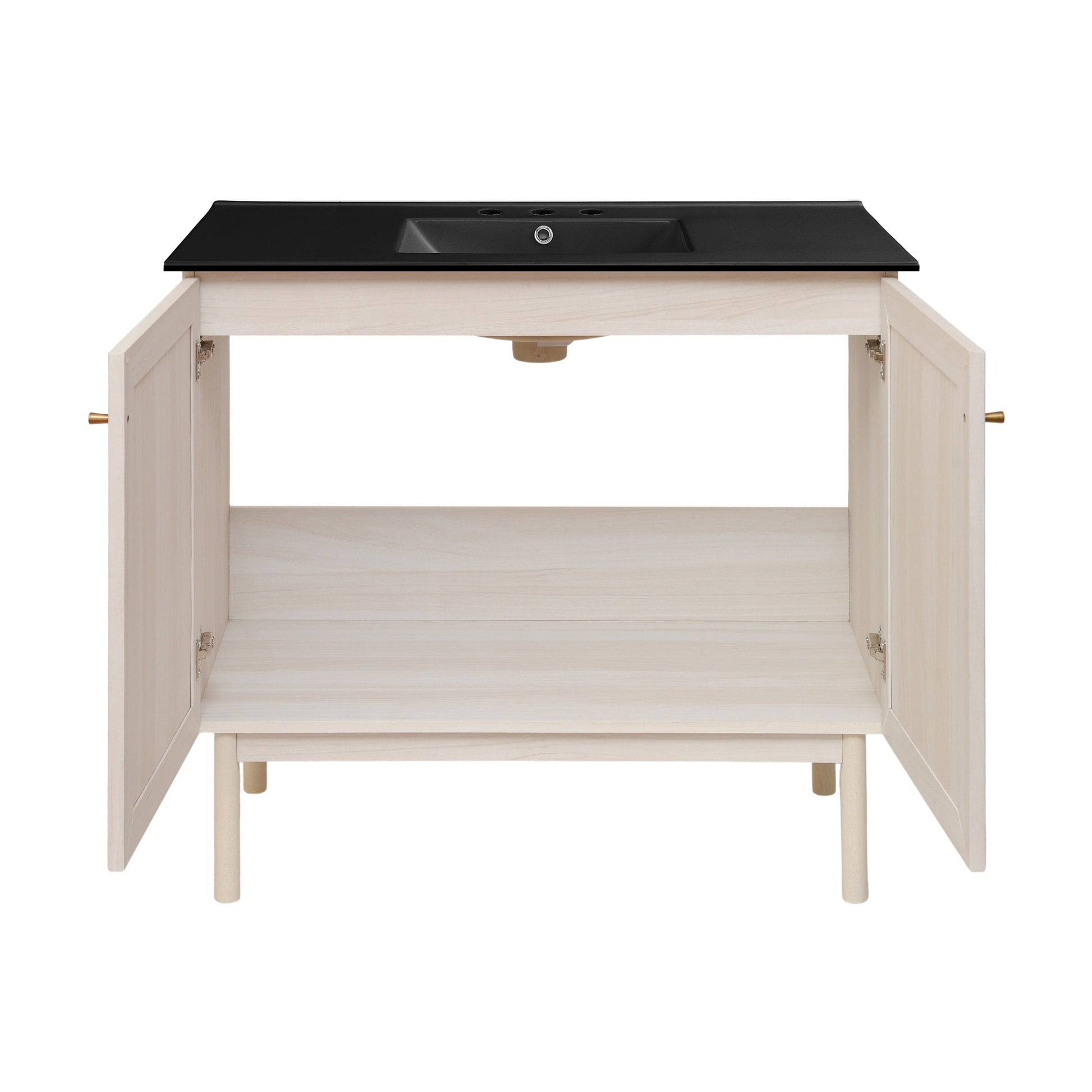 White Oak / White / 3-Hole