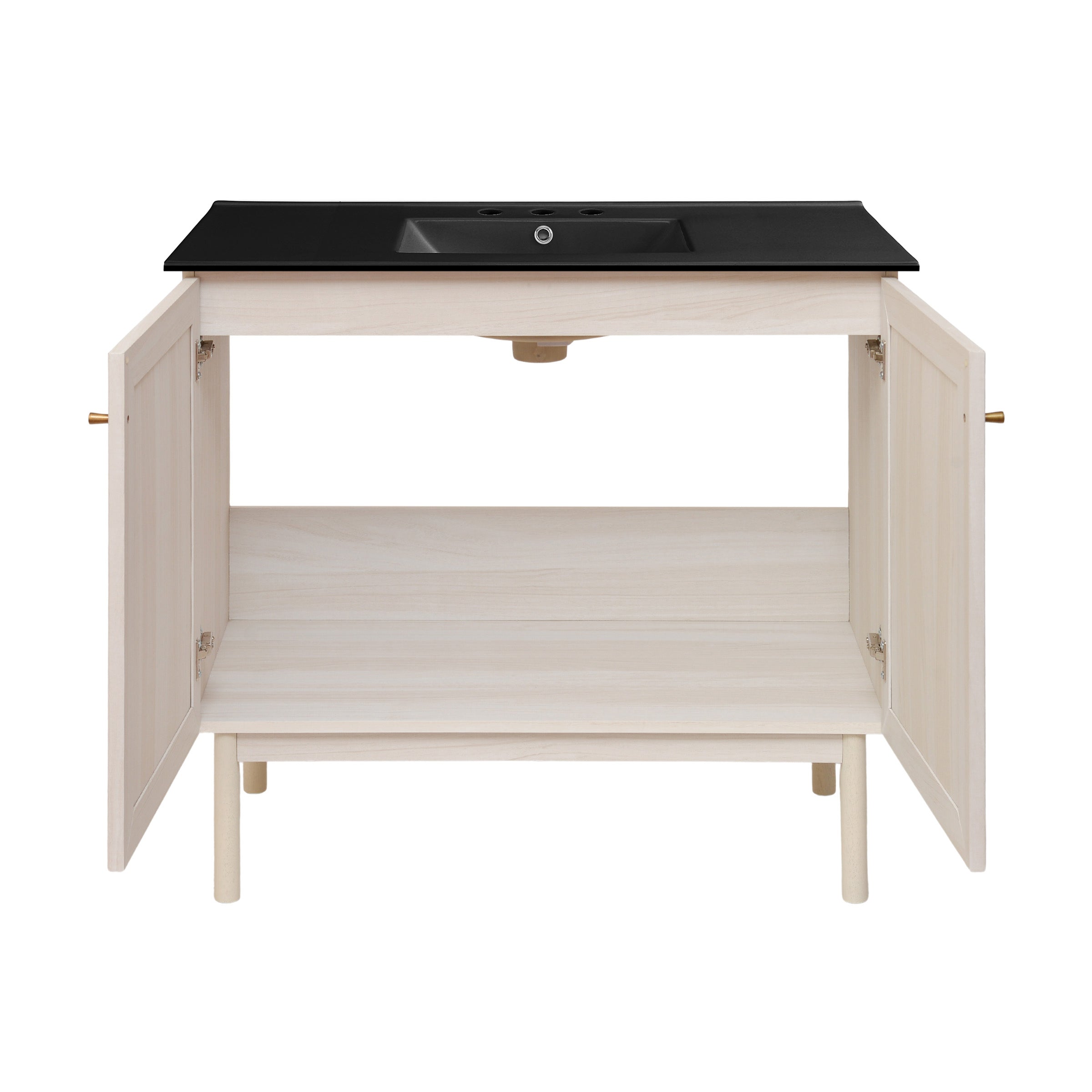 White Oak / White / 3-Hole