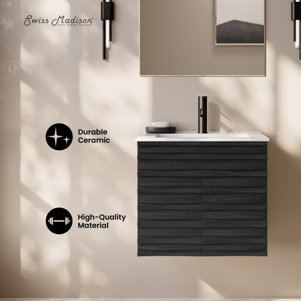 Black Oak / White / 1-Hole