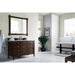 Burnished Mahogany / Carrara White - 3 Faucet Holes