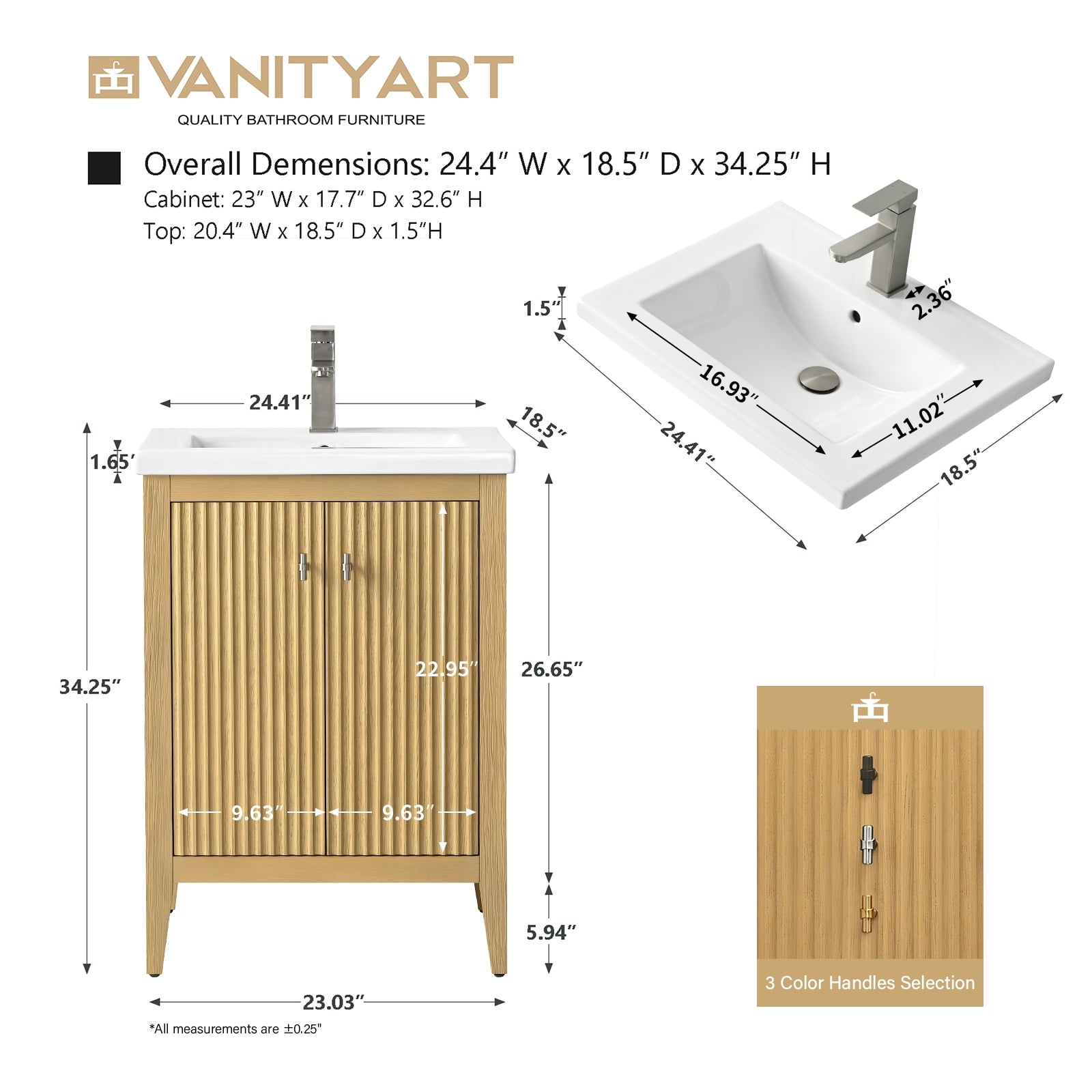 Linear Natural Oak / Matte Black