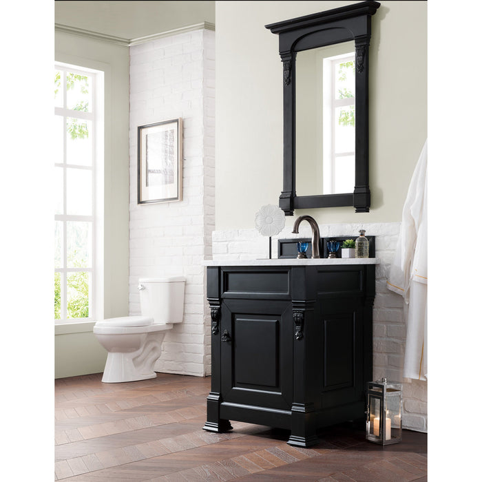 Antique Black / Carrara White - 3 Faucet Holes
