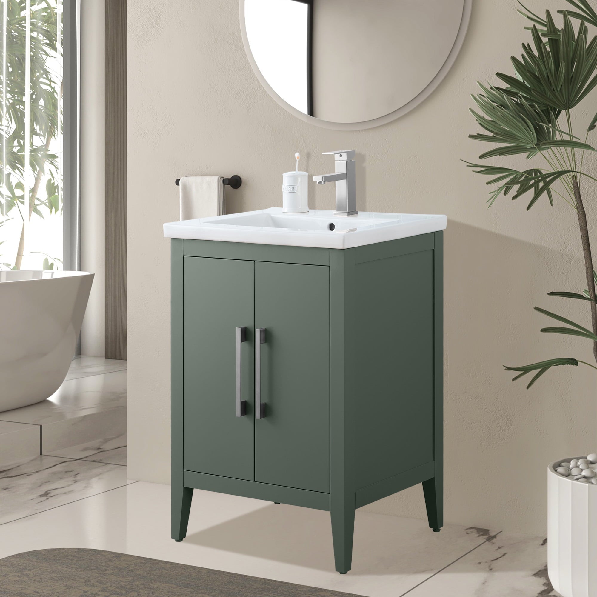 Vintage Green / Brushed Nickel