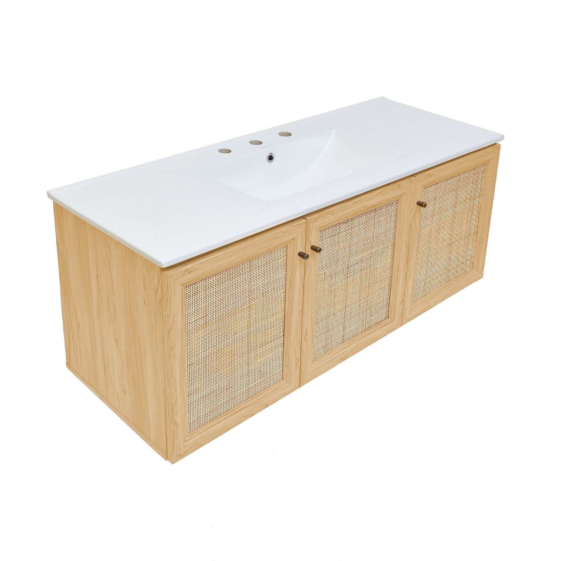Natural Oak / White / 3-Hole