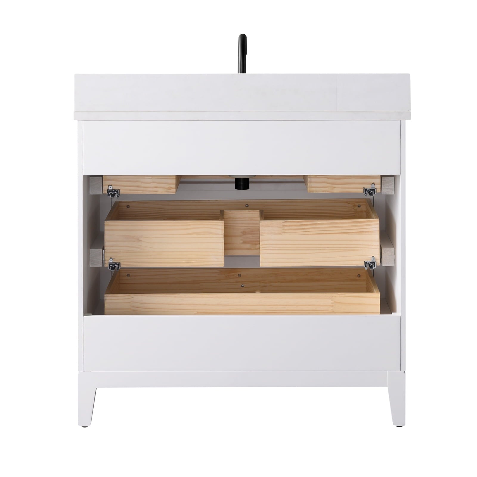 Linear White / Matte Black