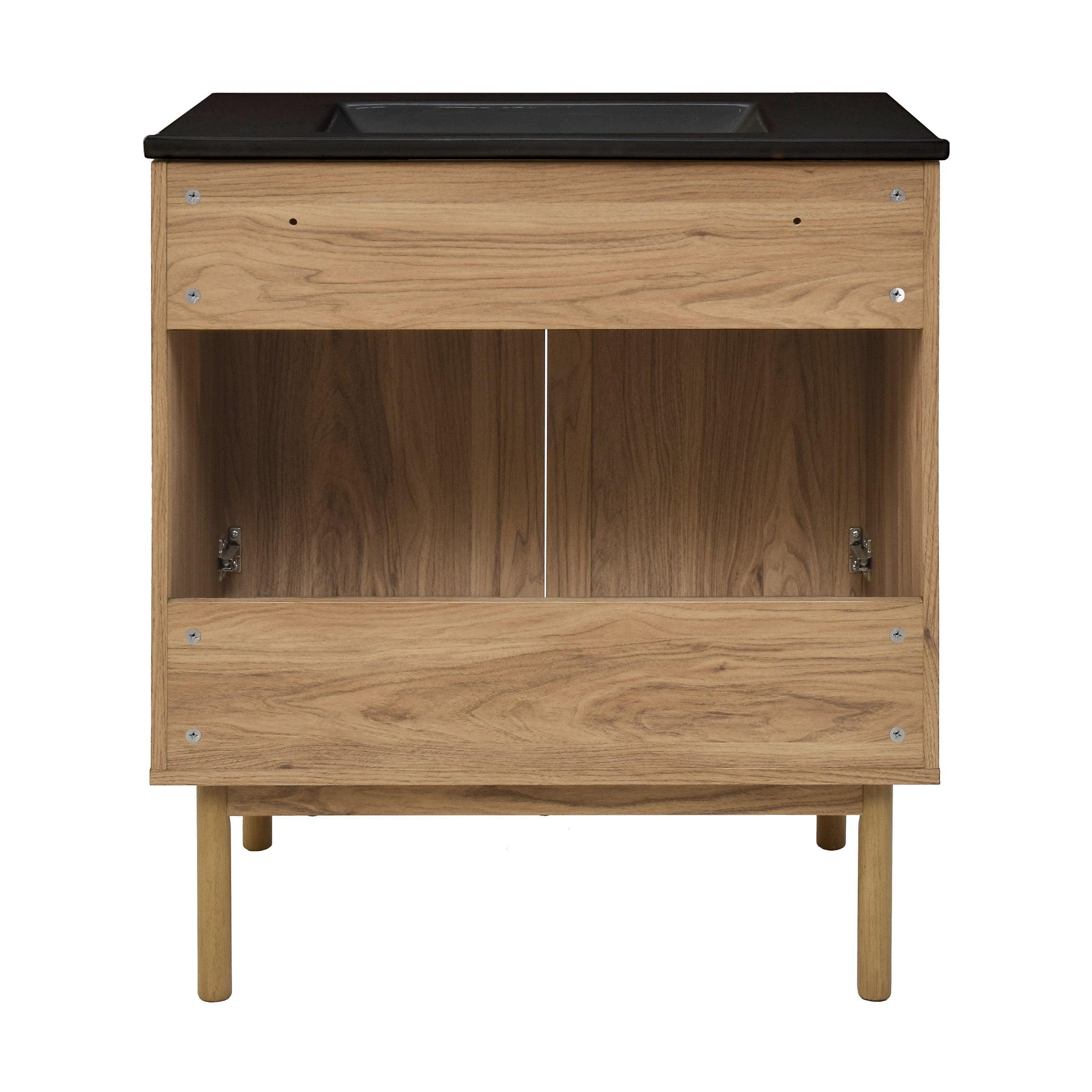 Golden Oak / Matte Black / 1-Hole