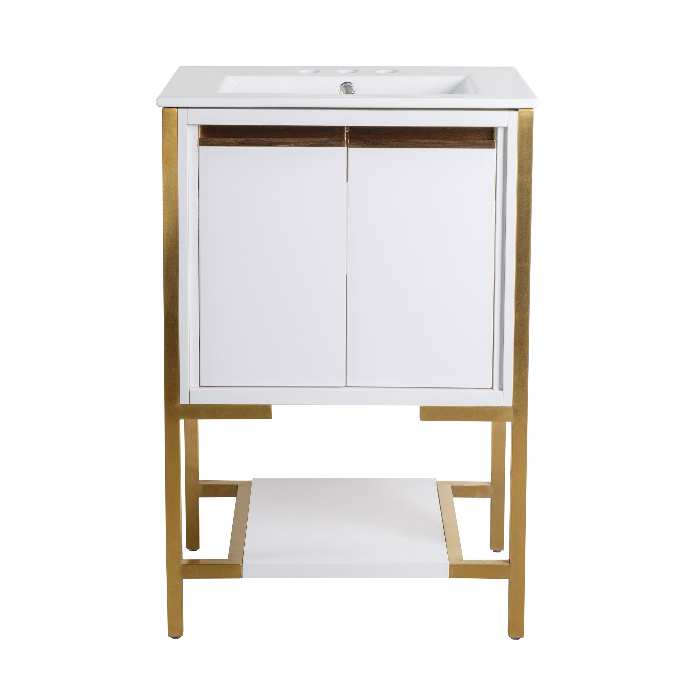 White / White / 3-Hole