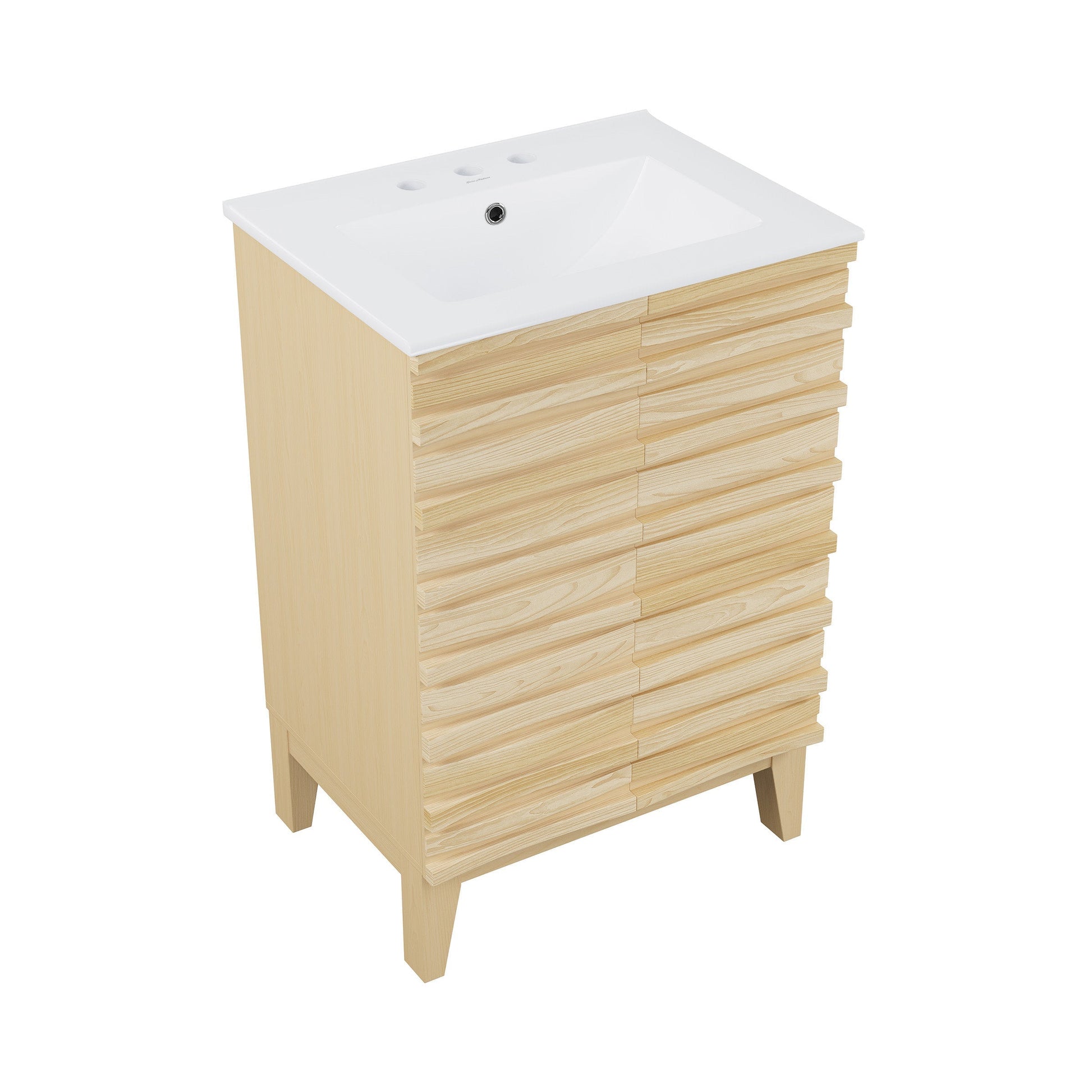 Natural Oak / White / 3-Hole