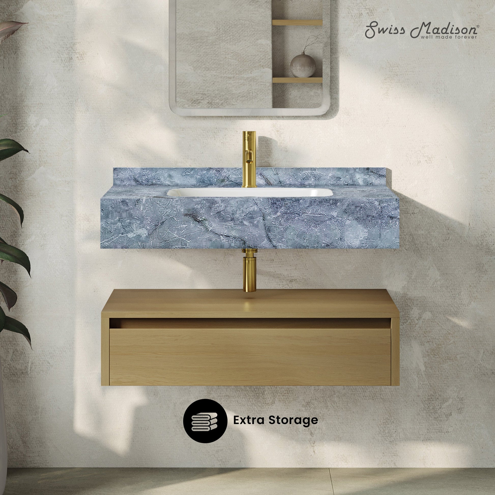 Natural Oak / Blue Celeste