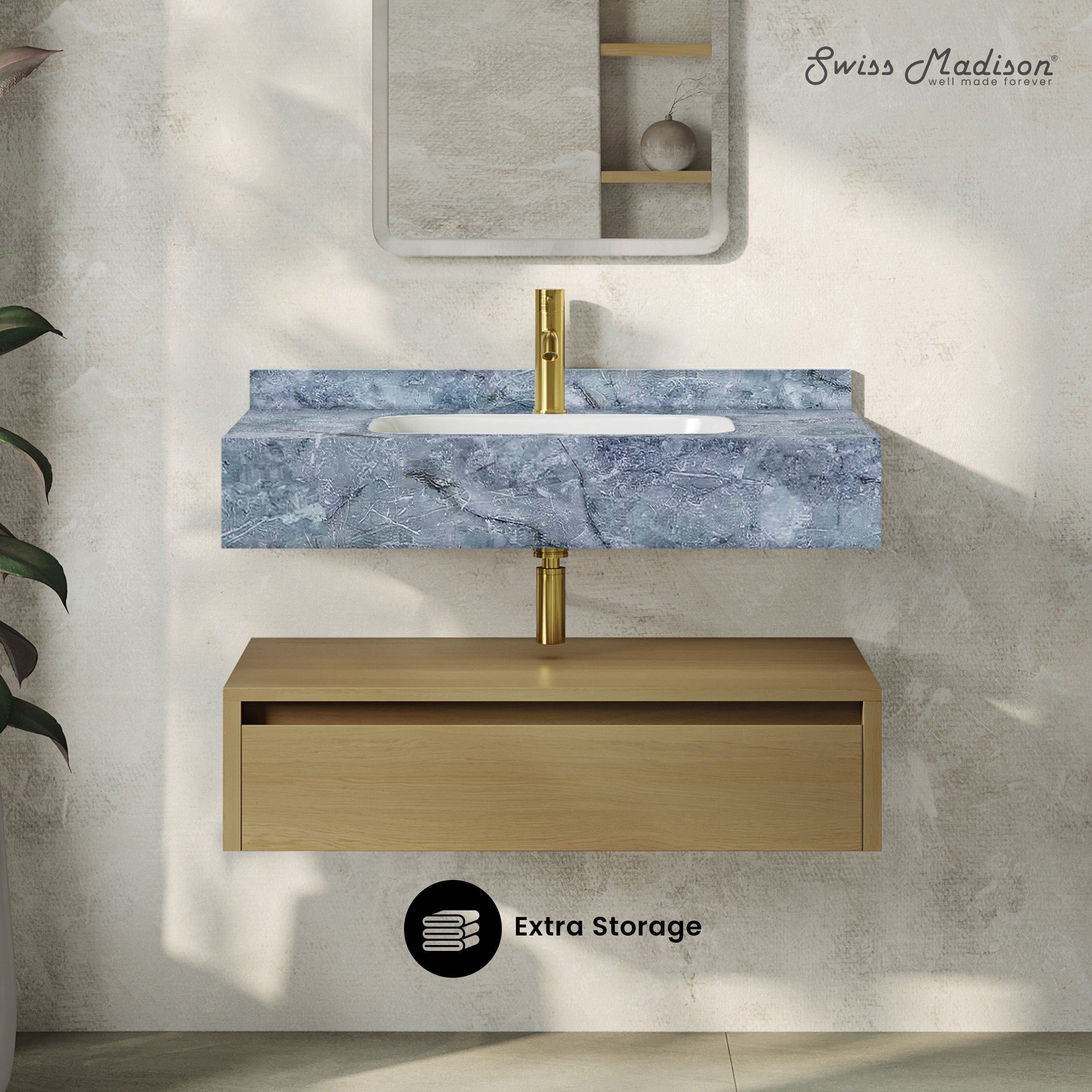 Natural Oak / Blue Celeste