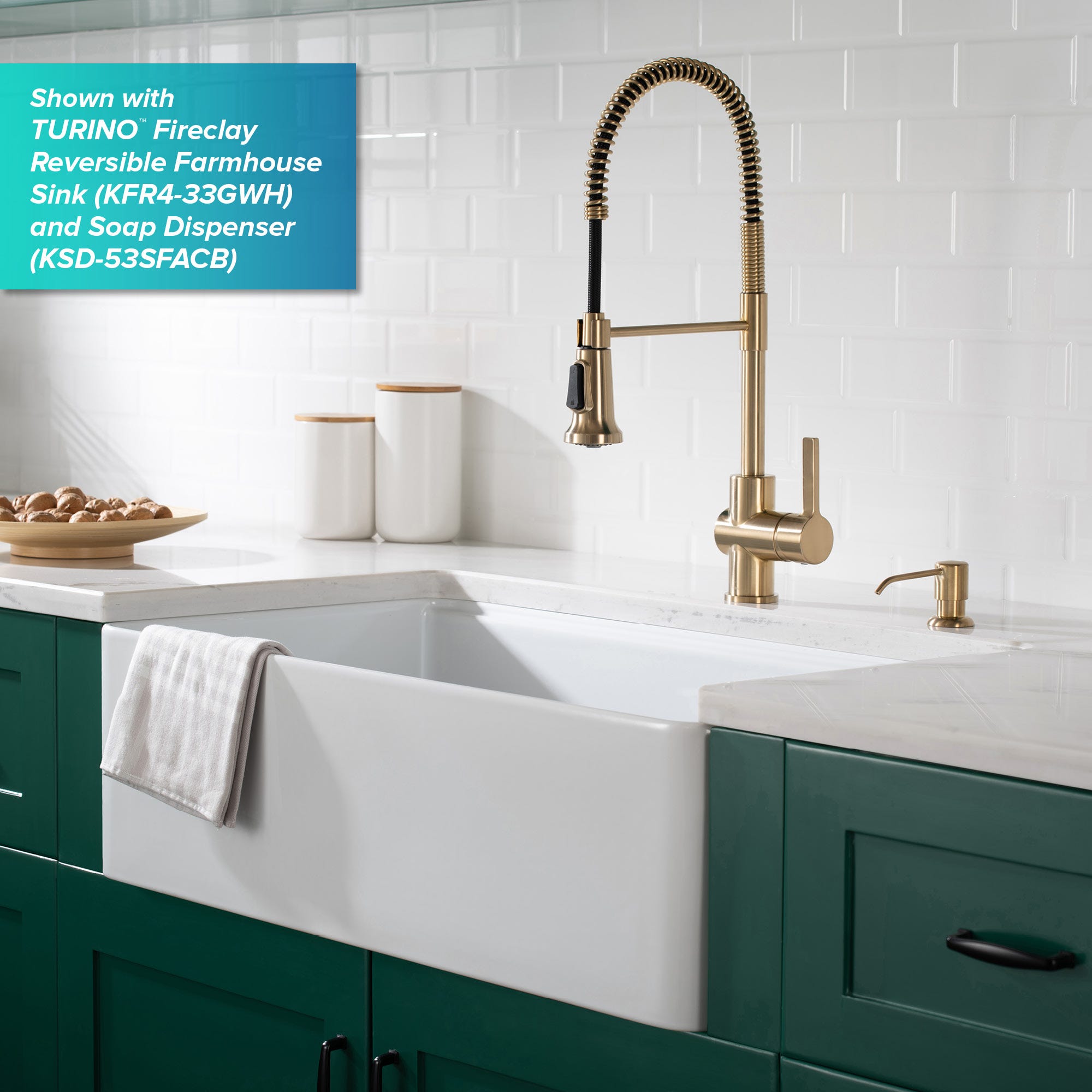 Brushed Brass / Pull Down