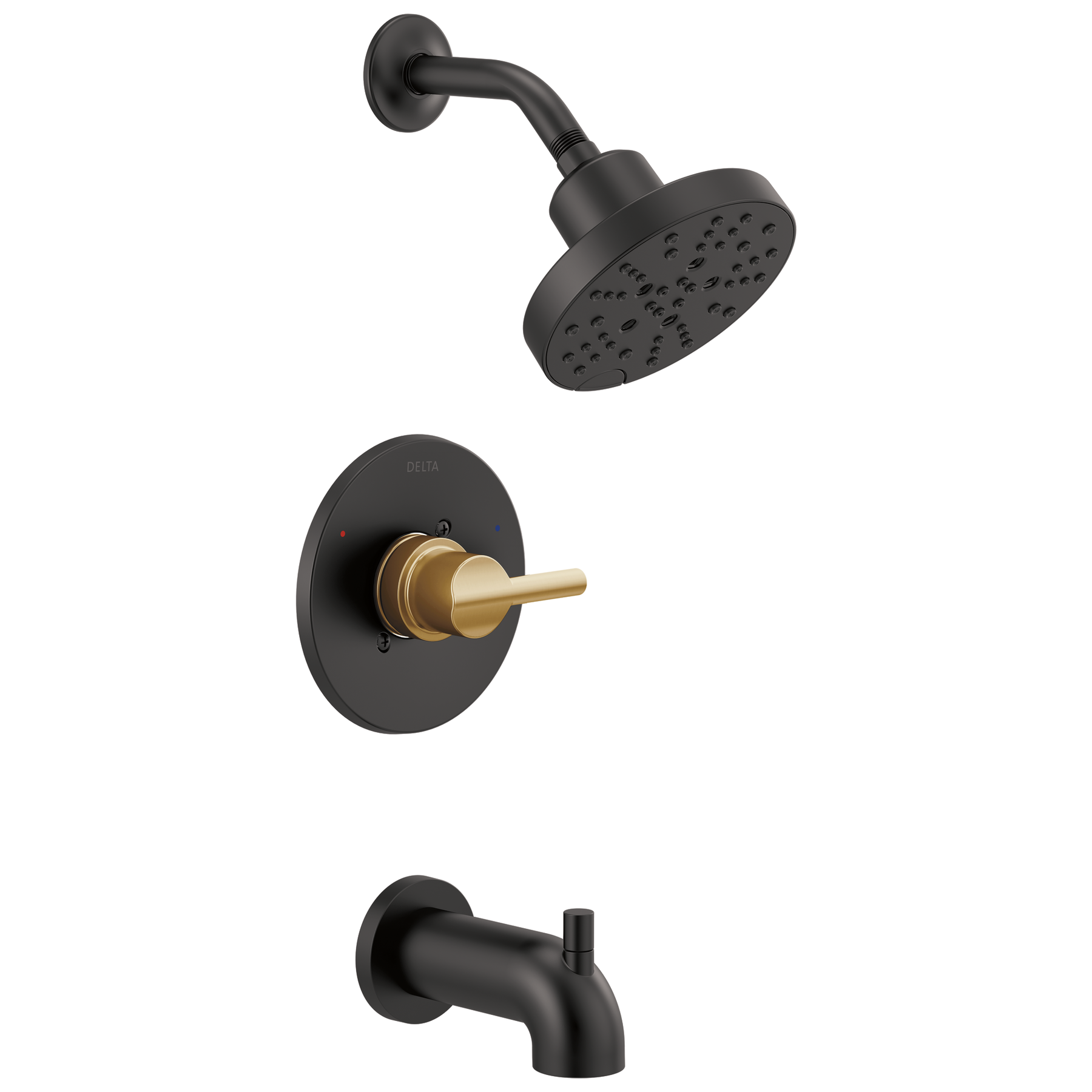 Matte Black / Champagne Bronze