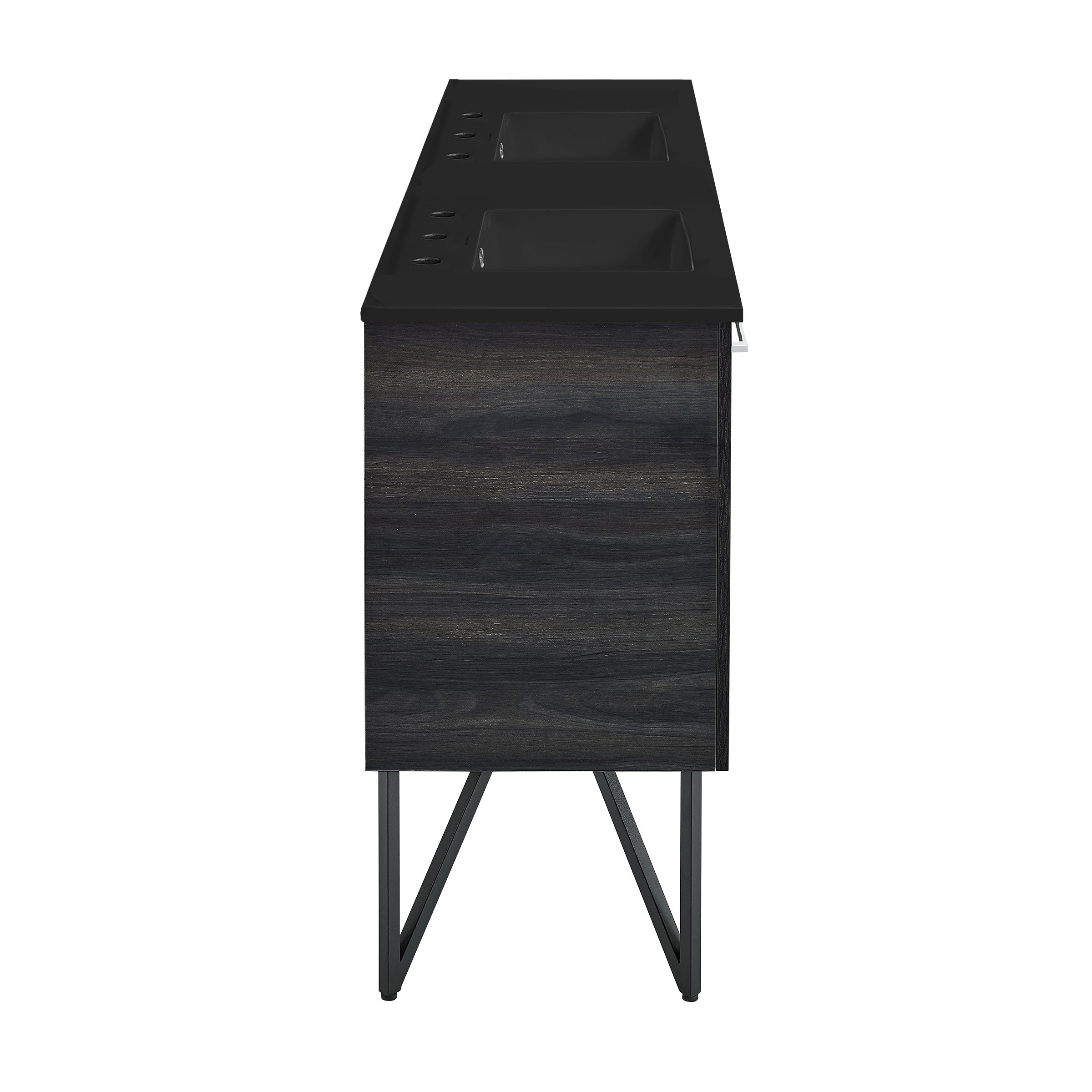 Black Walnut / Matte Black / 3-Hole