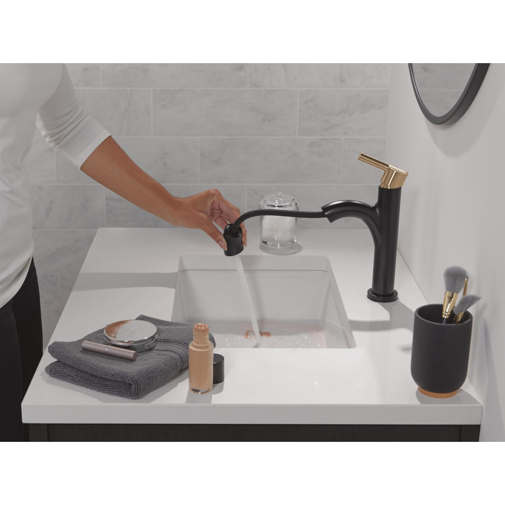 Matte Black / Champagne Bronze