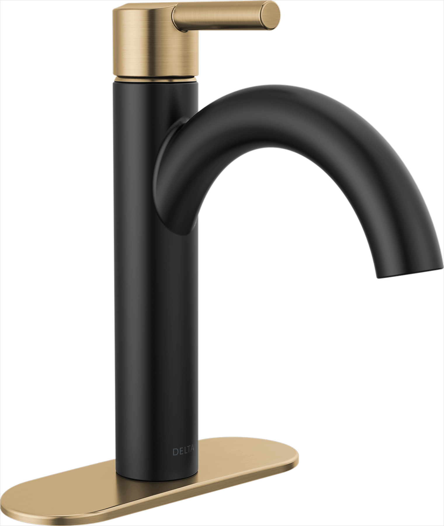 Matte Black / Champagne Bronze
