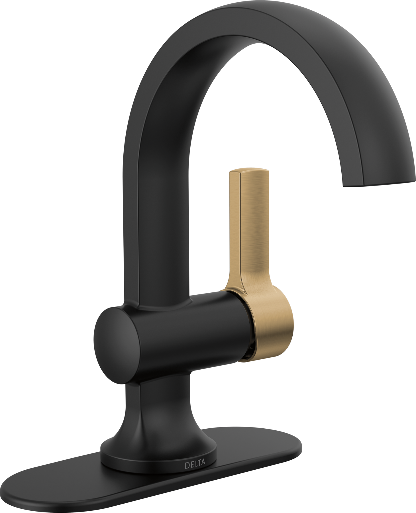 Matte Black / Champagne Bronze