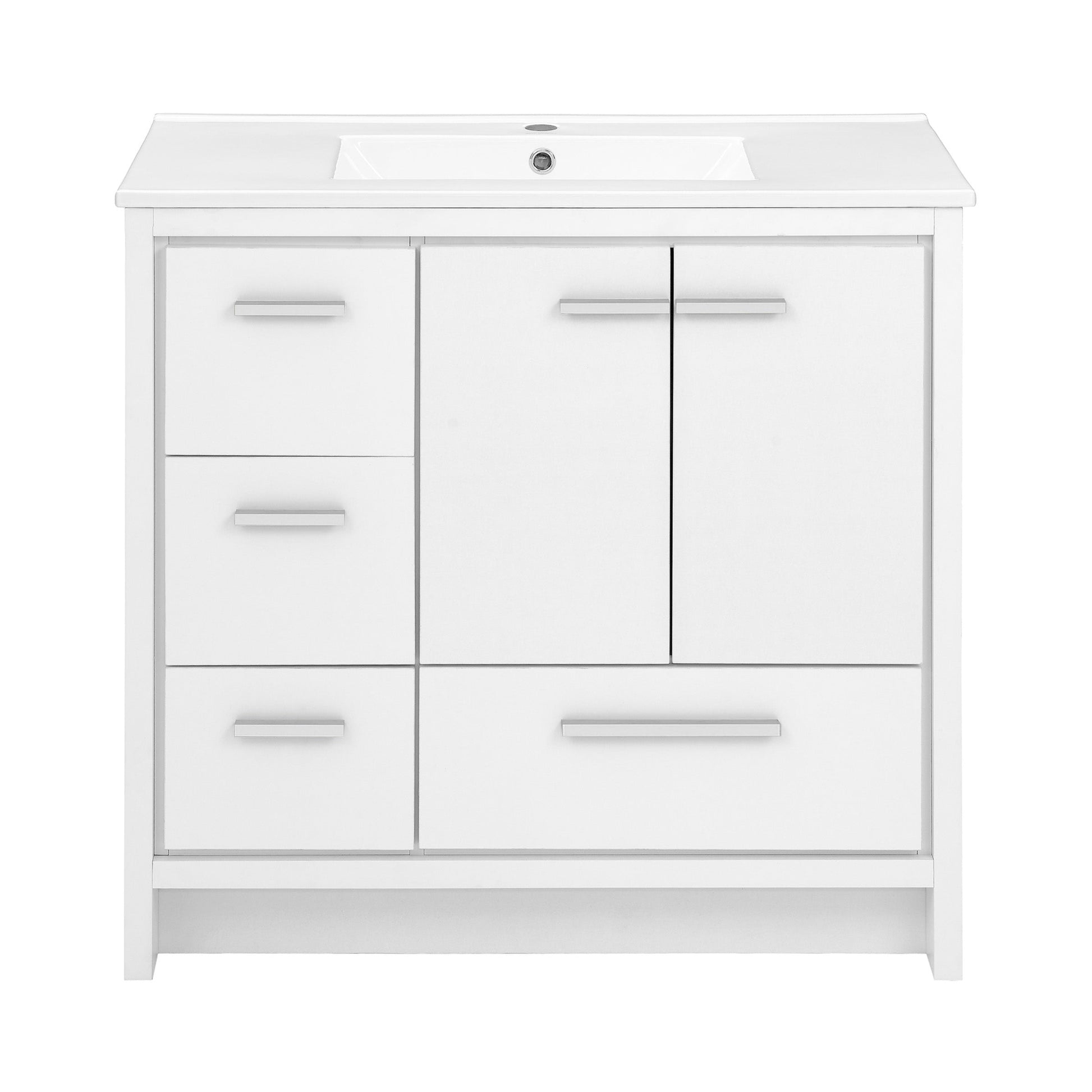 White / White / 1-Hole