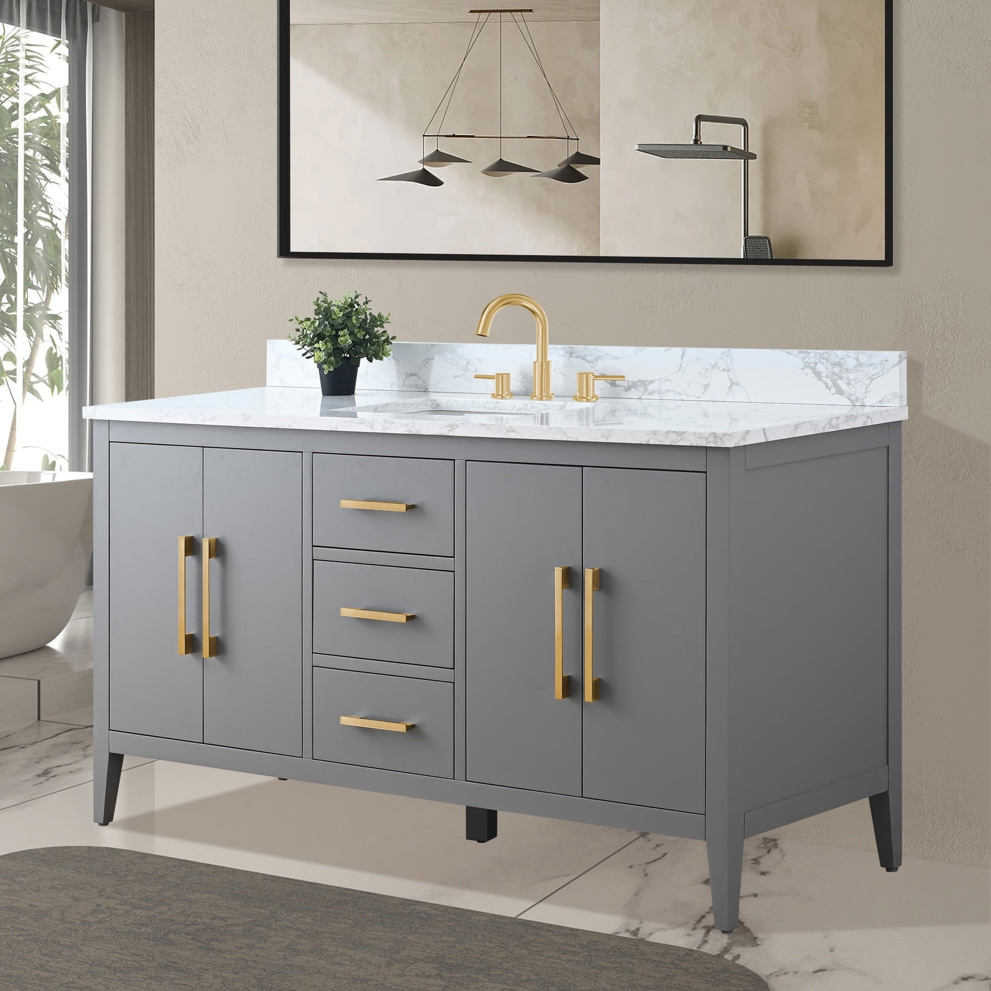 Cashmere Gray / Golden Brushed