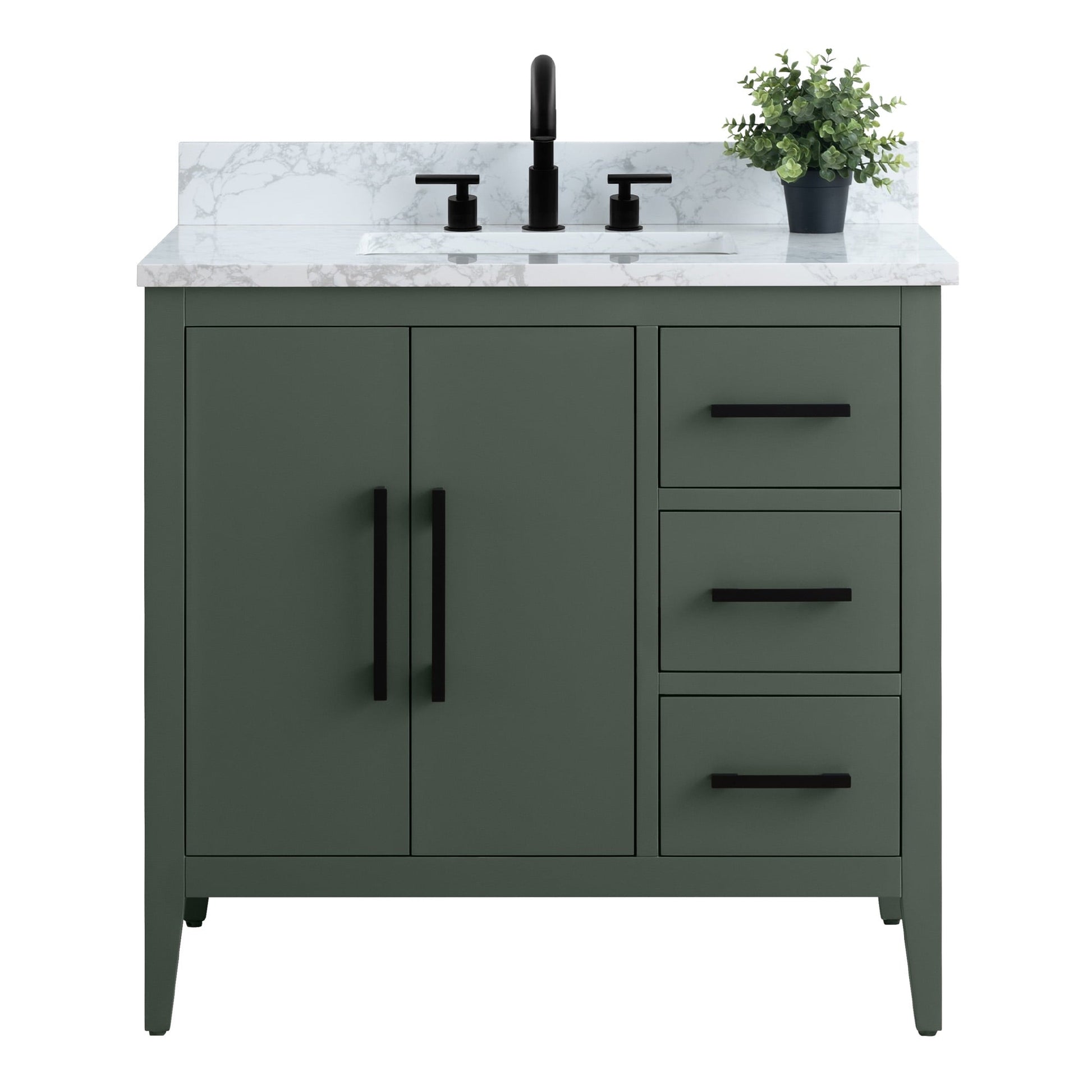 Vintage Green / Matte Black
