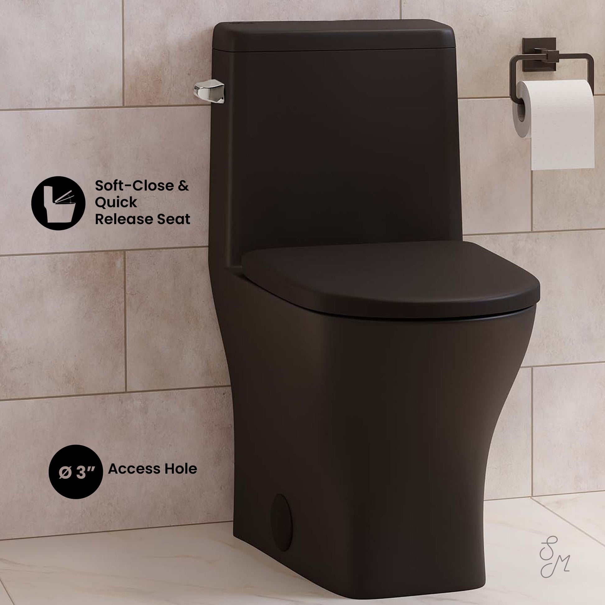 Matte Black / Single - Left / Single Piece