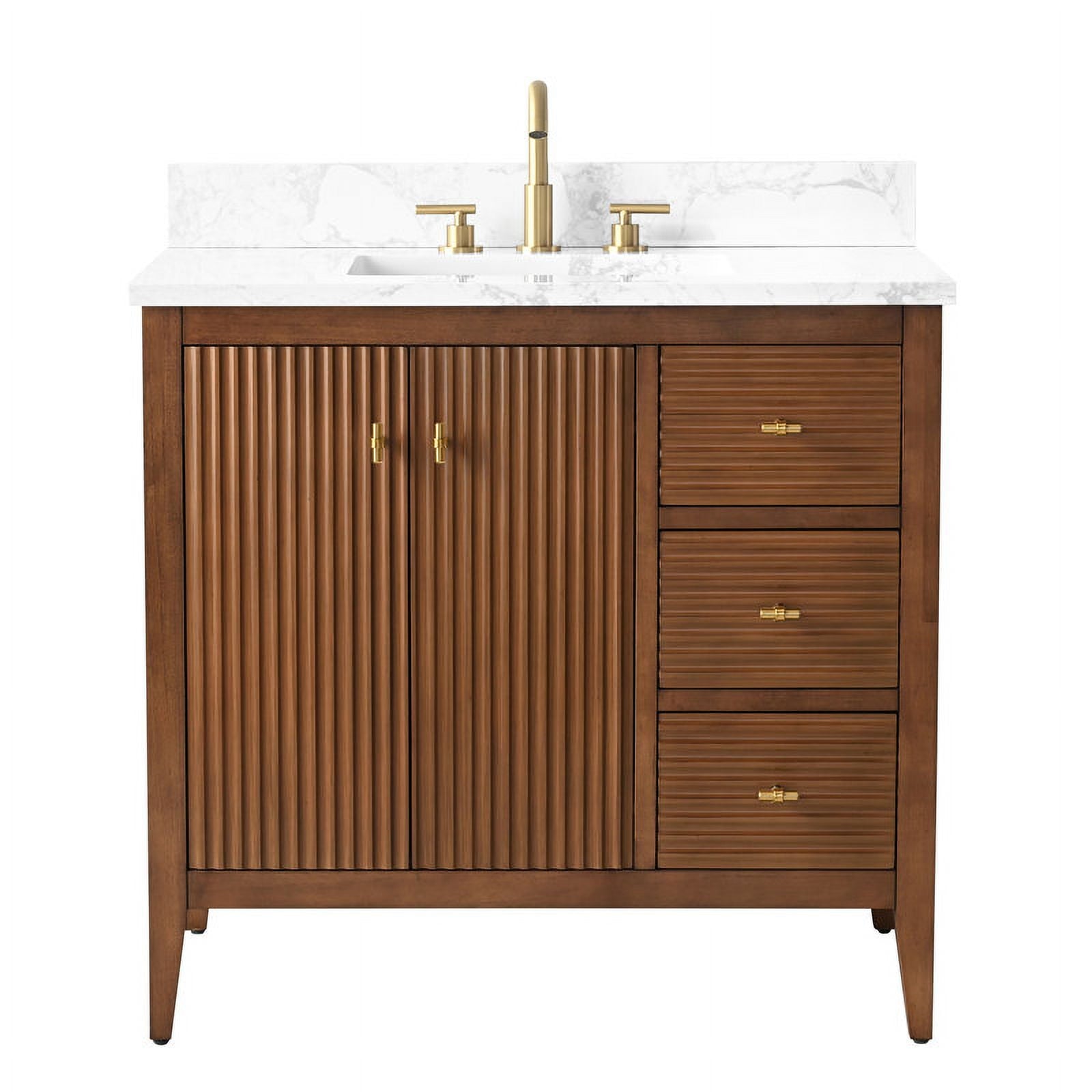 Linear Walnut / Golden Brushed