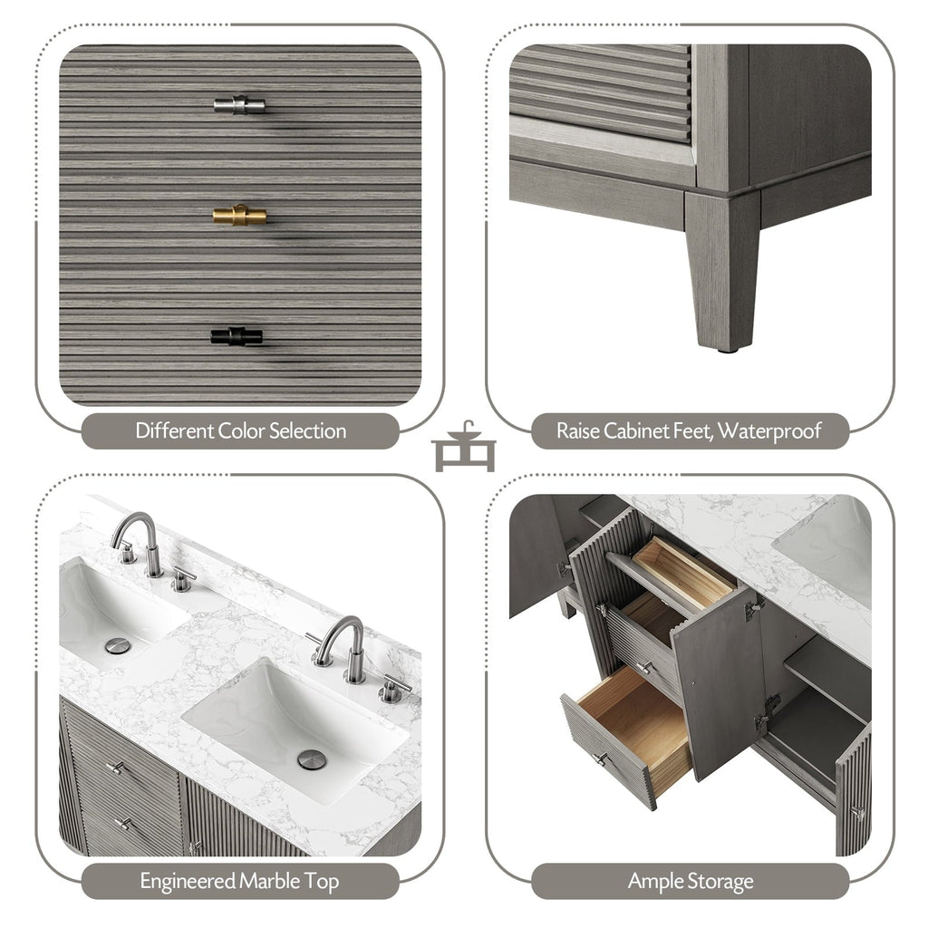 Linear Driftwood Gray / Brushed Nickel