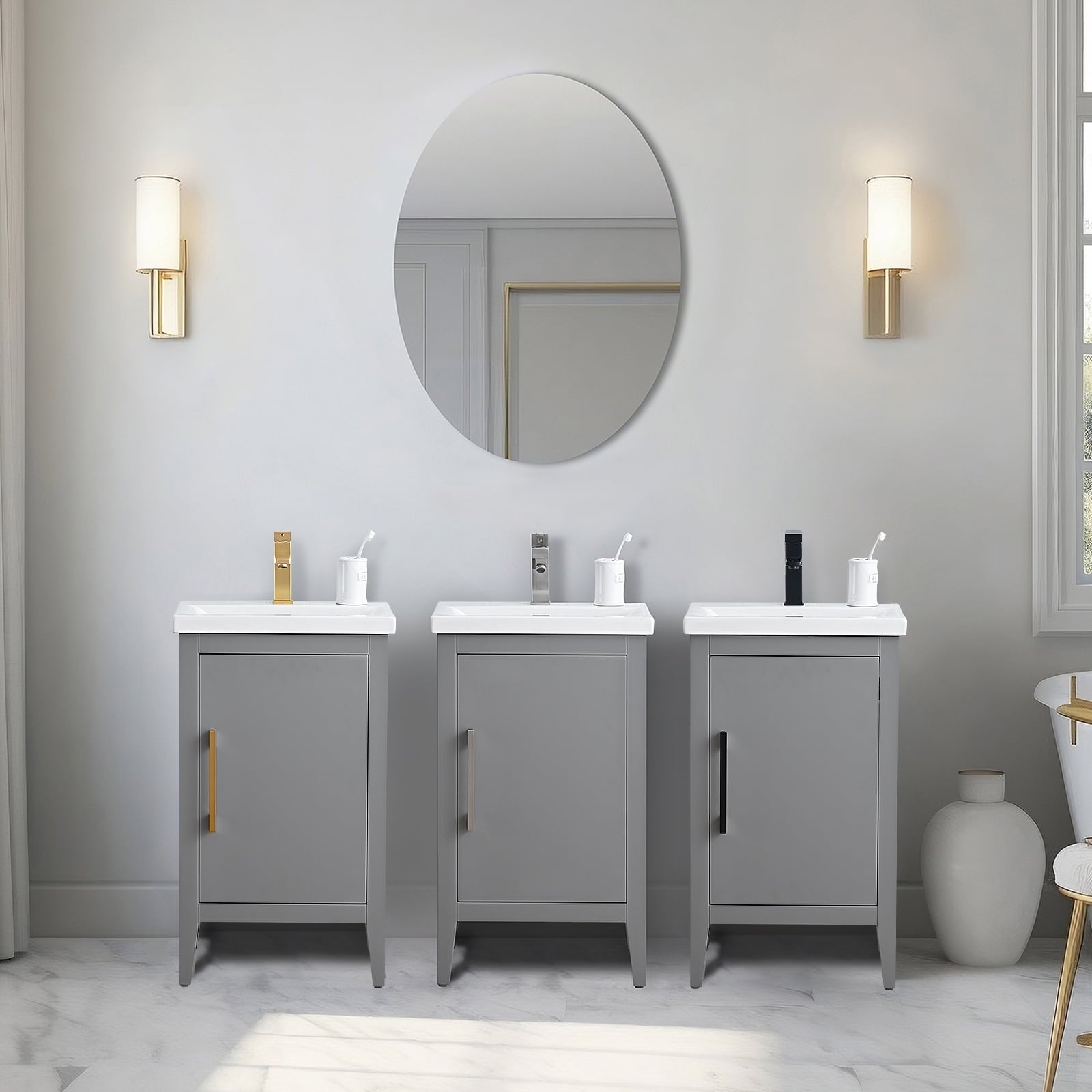 Cashmere Gray / Brushed Nickel