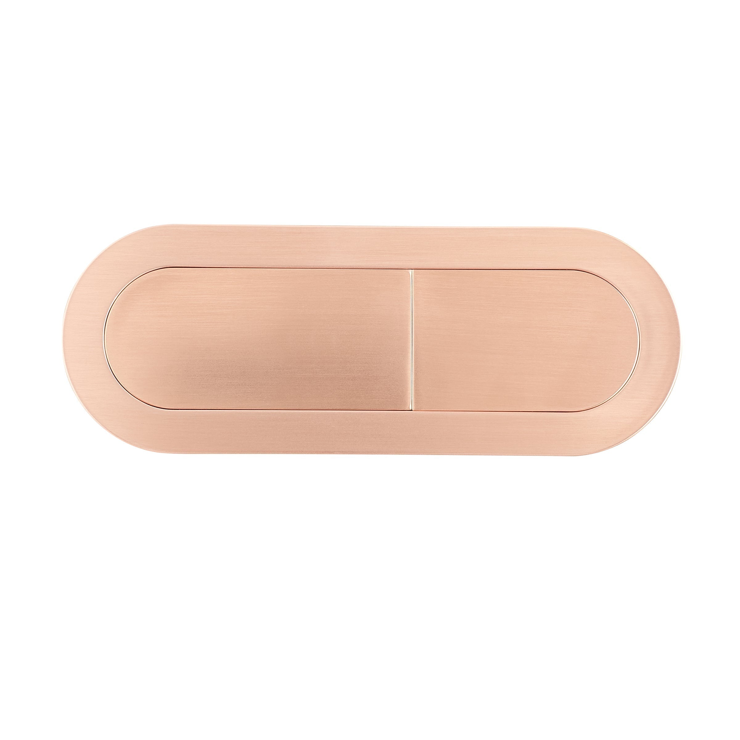 Brushed Rose Gold / Elongated Oval / SM-1T254