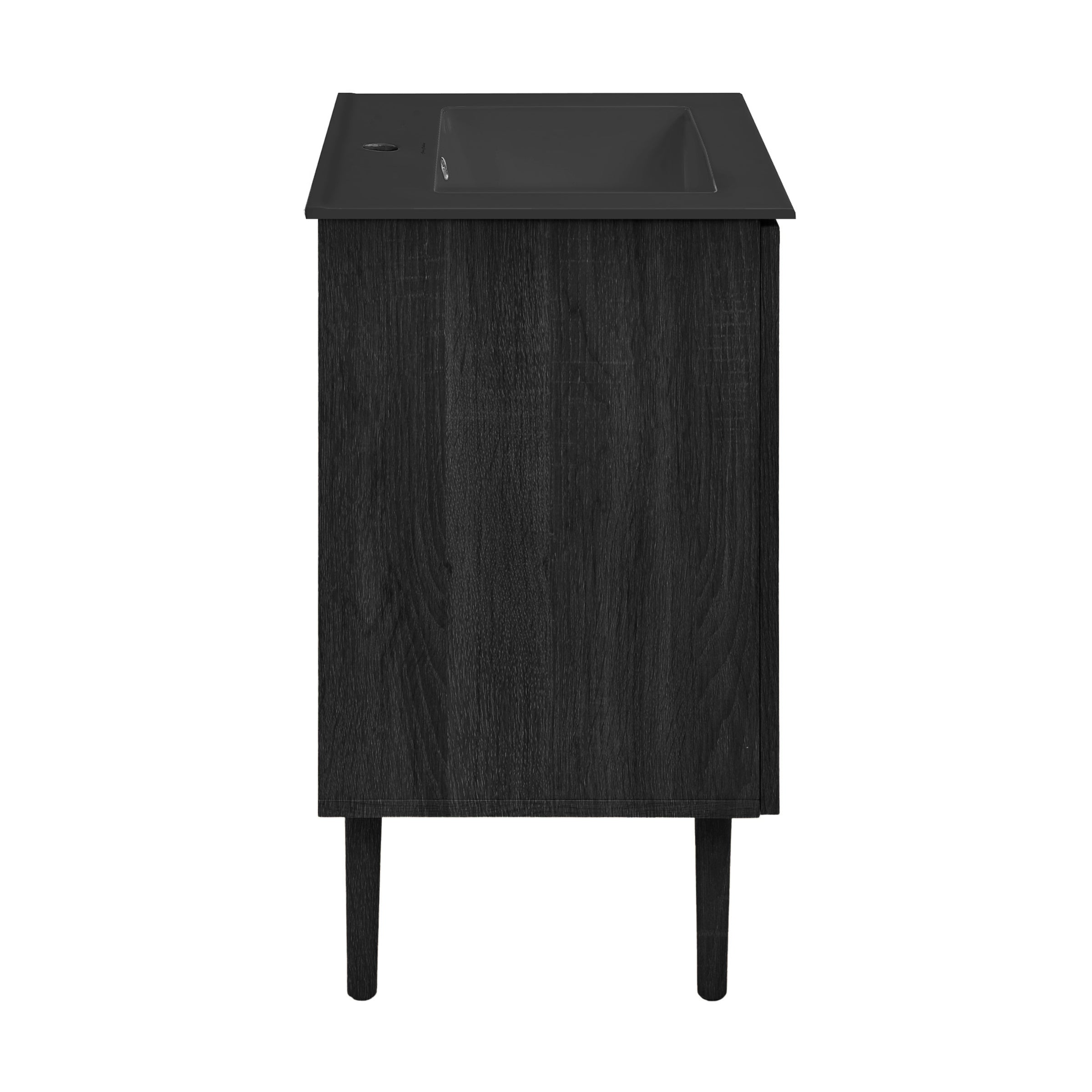 Black Oak / Black / 1-Hole