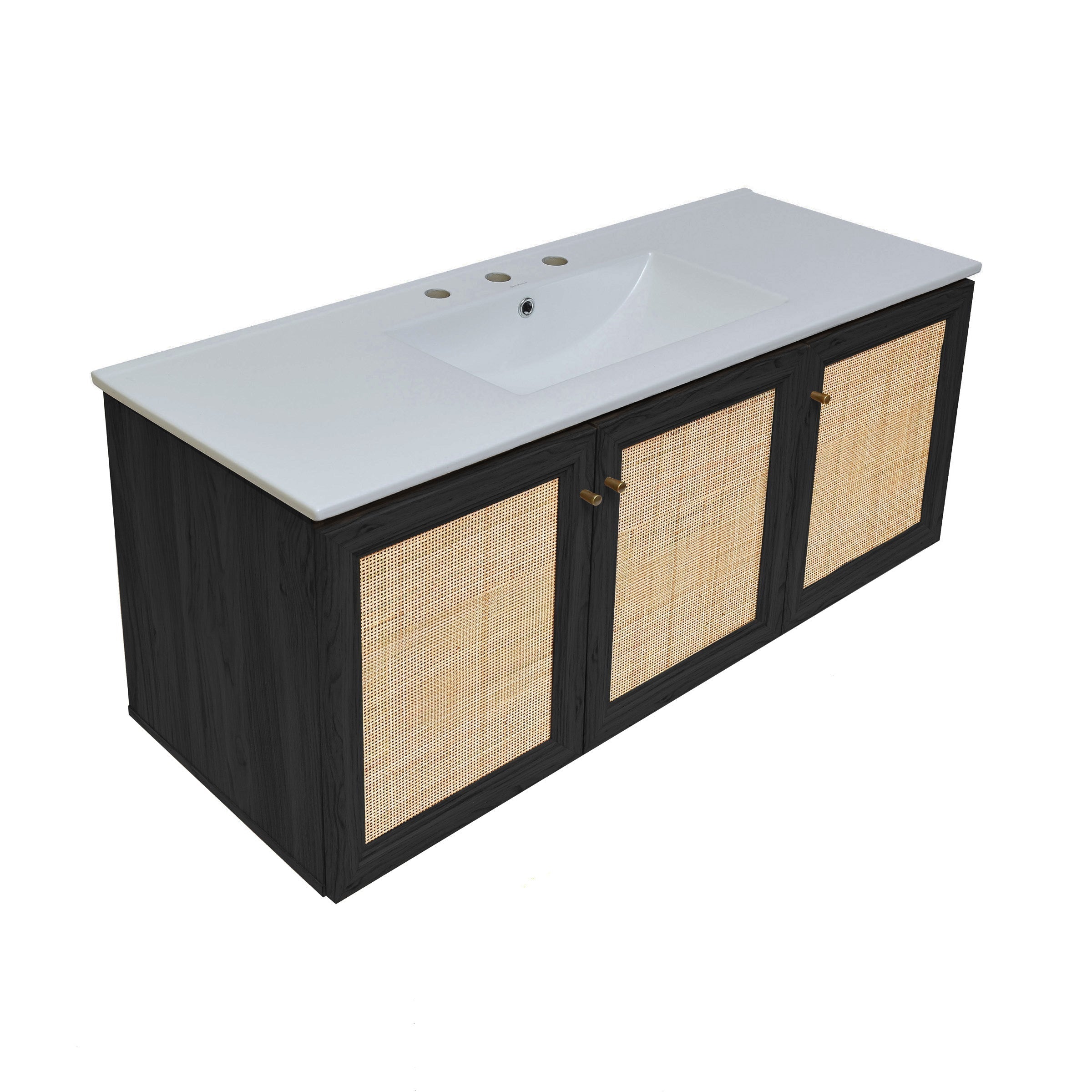 Black Oak / White / 3-Hole