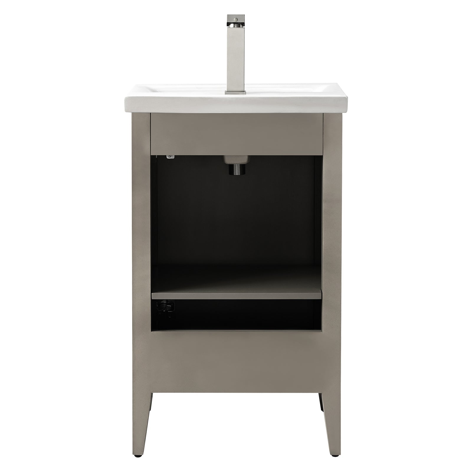 Linear Driftwood Gray / Brushed Nickel