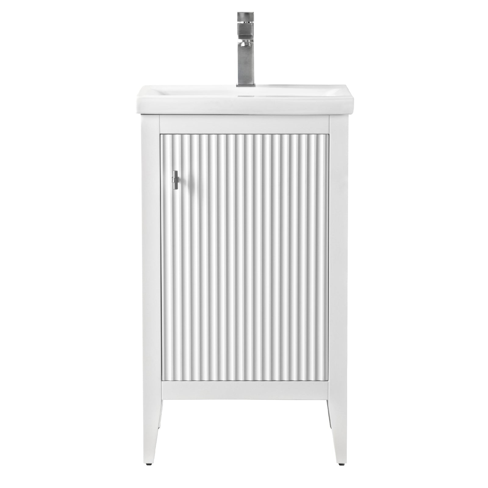 Linear White / Brushed Nickel 