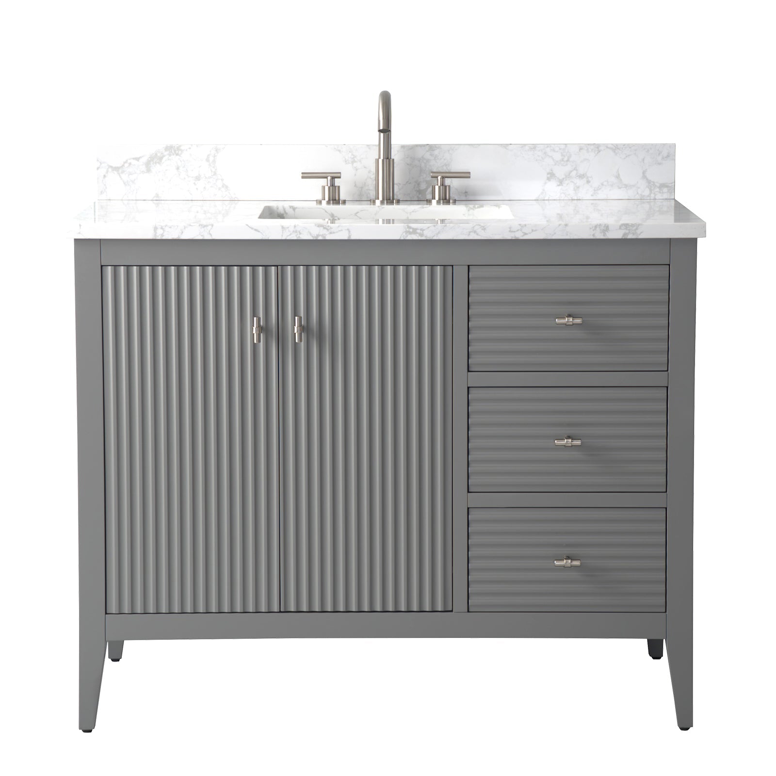 Linear Cashmere Gray / Brushed Nickel