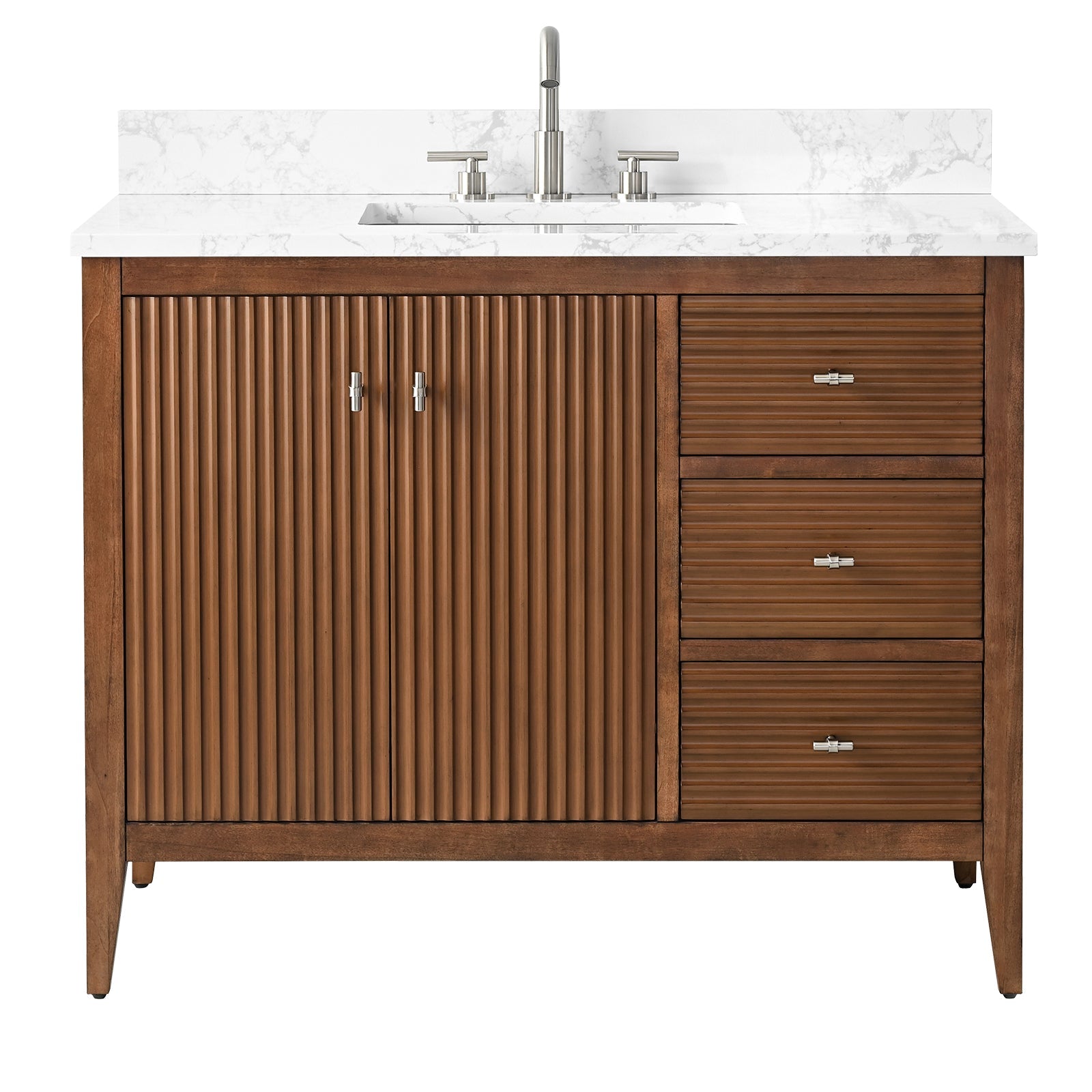Linear Walnut / Brushed Nickel
