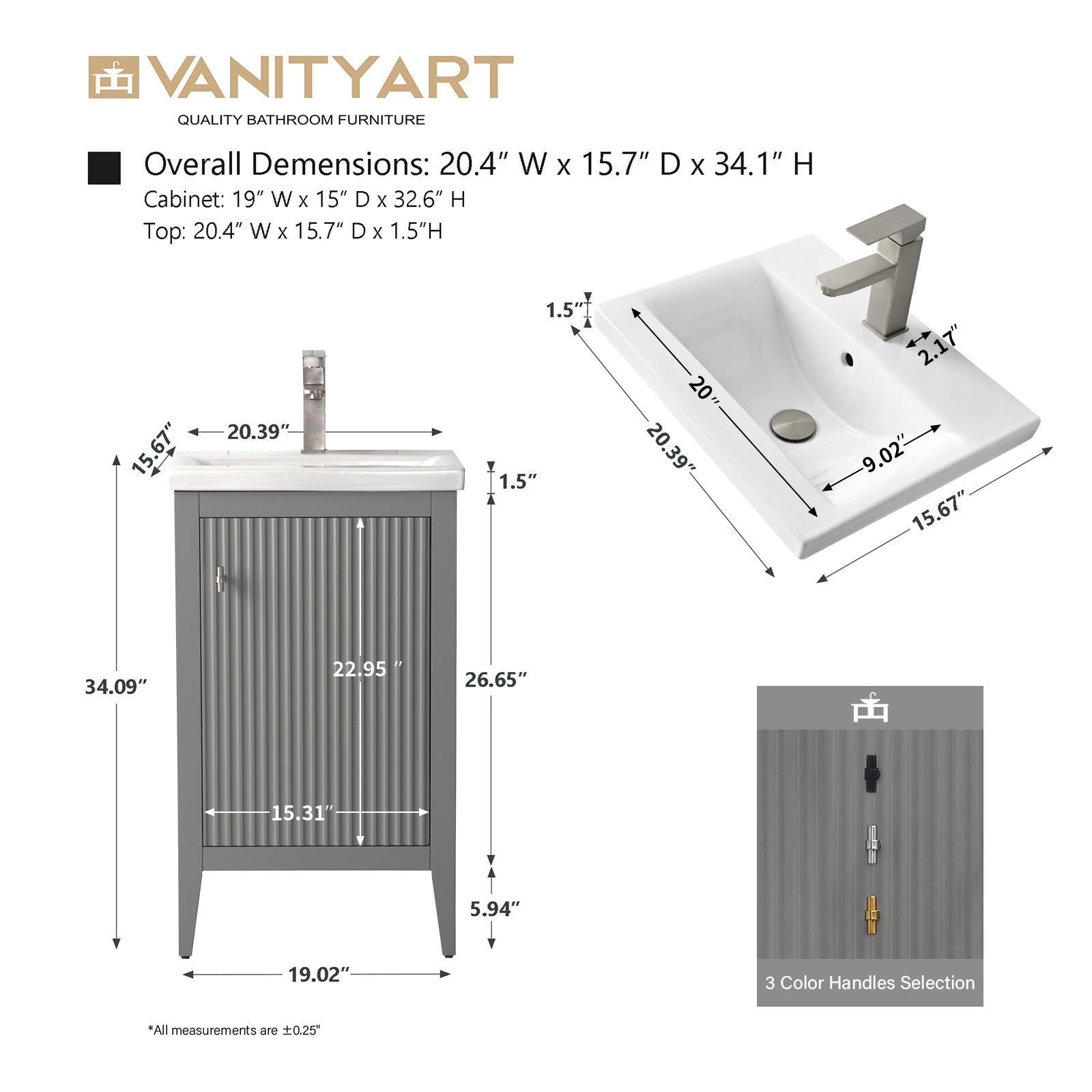 Linear Cashmere Gray / Brushed Nickel