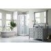 Urban Gray / Carrara White - 3 Faucet Holes