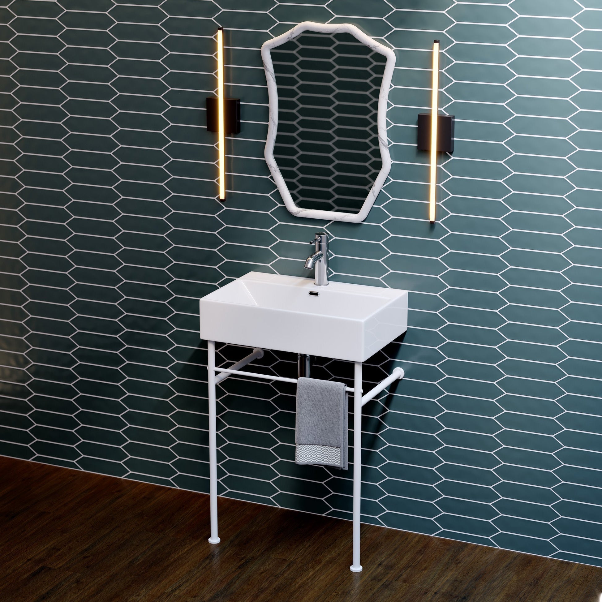 Matte White / White / 1-Hole